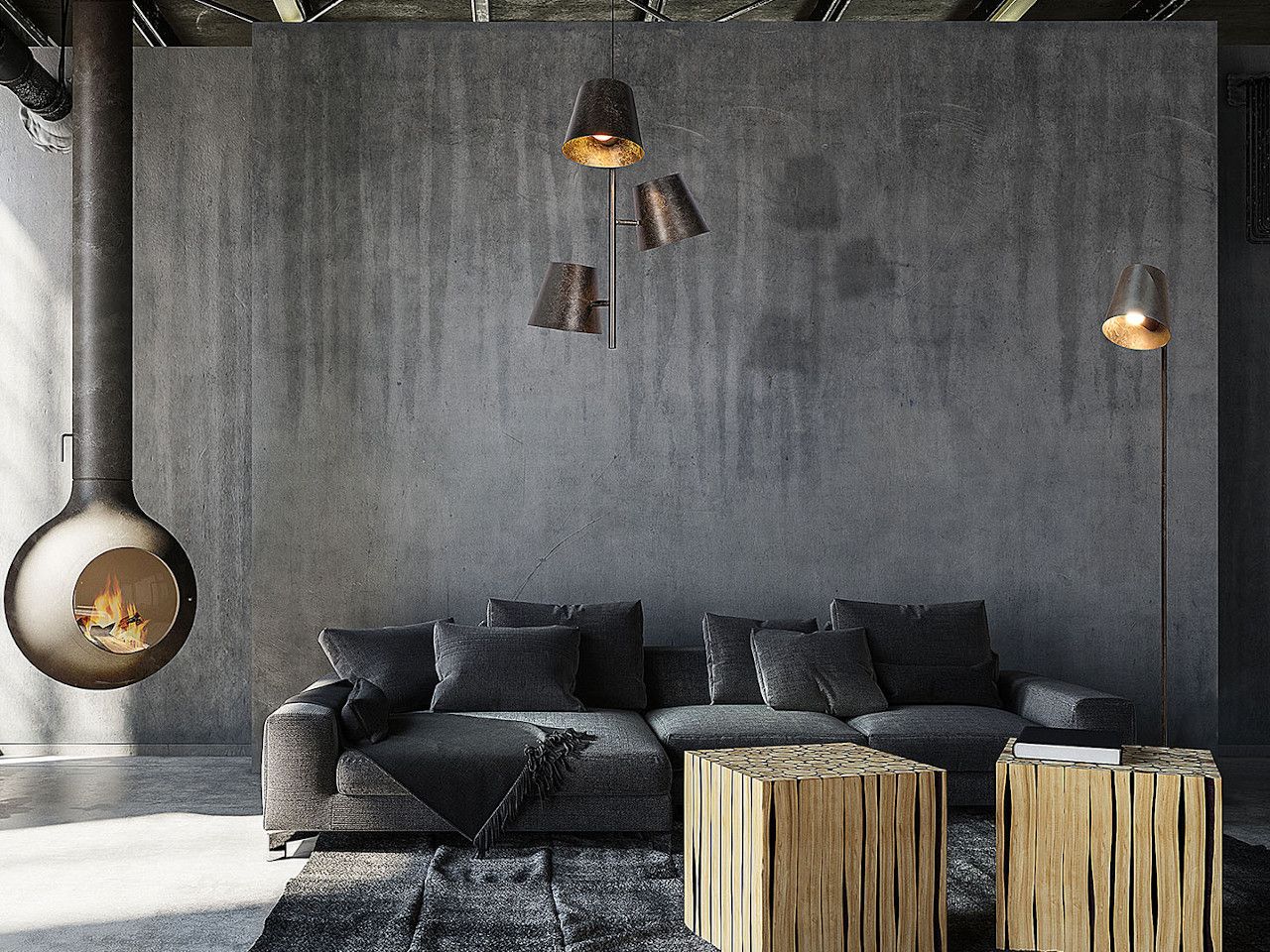 CARBIDE Floor lamp By Valaisin Grönlund