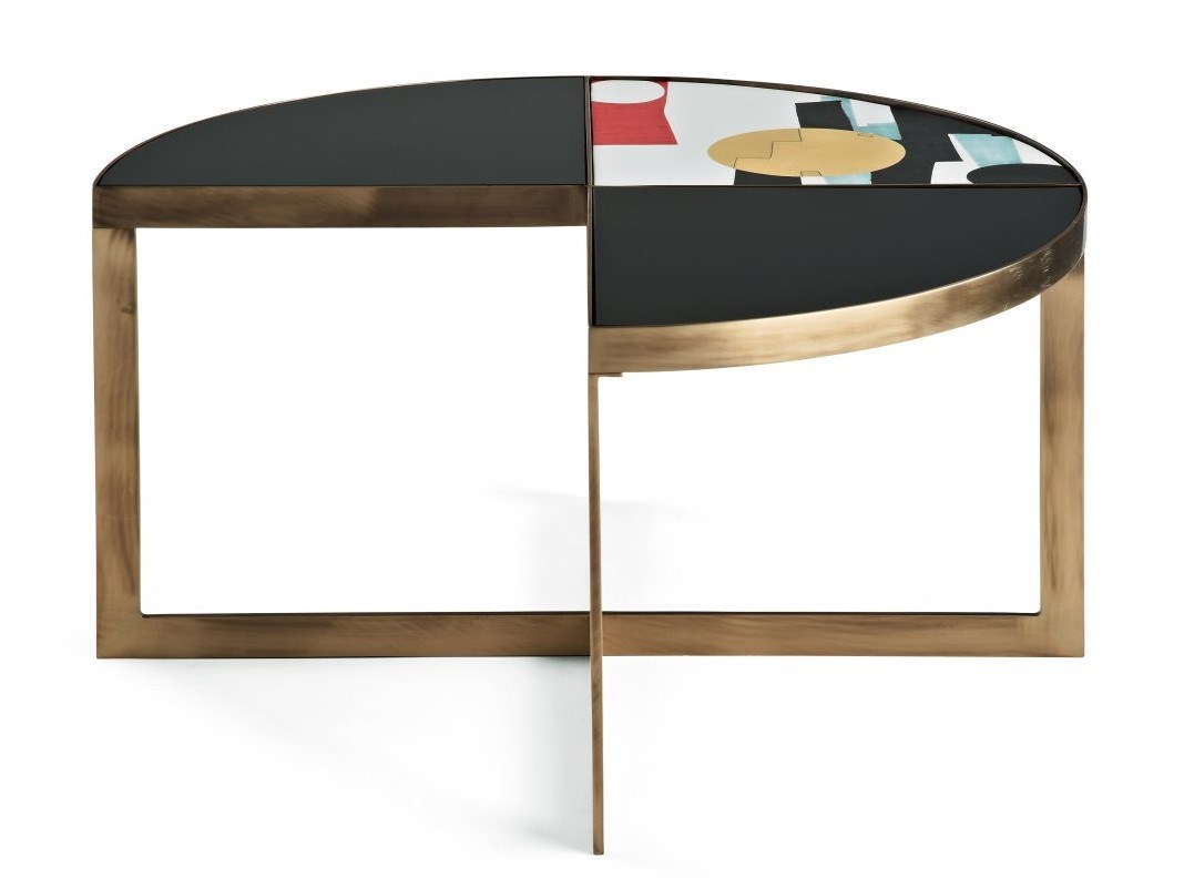 CAROUSEL Low round coffee table By MARIONI | design La Récréation