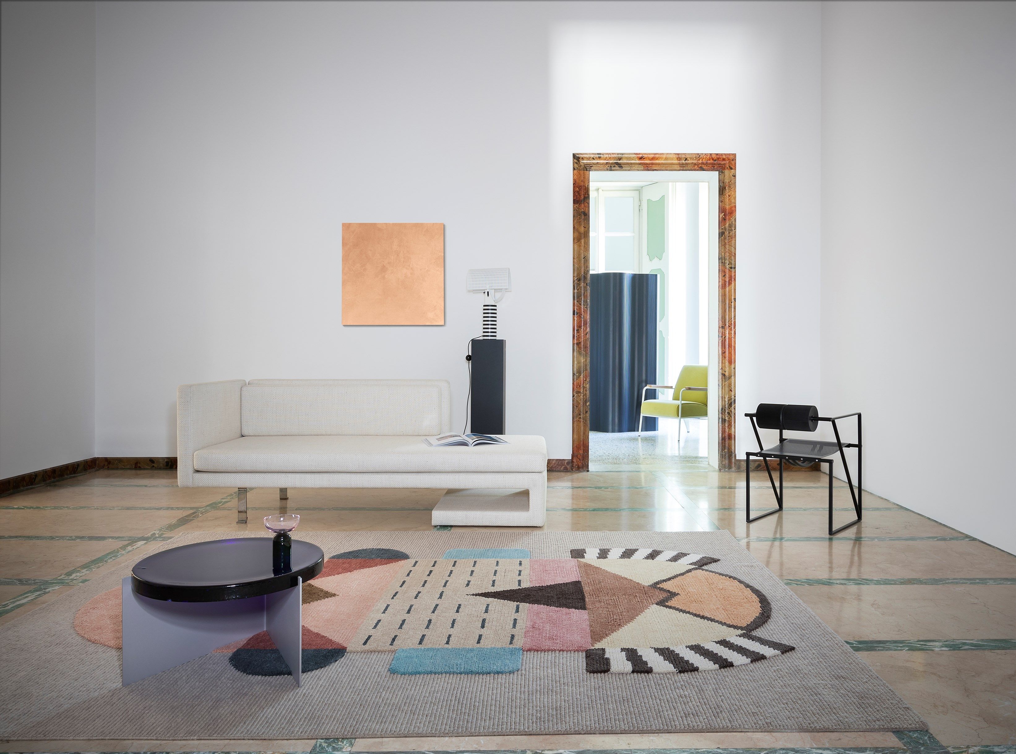 CARTESIO by cc-tapis - Tappeto a motivi fatto a mano in lana - 3