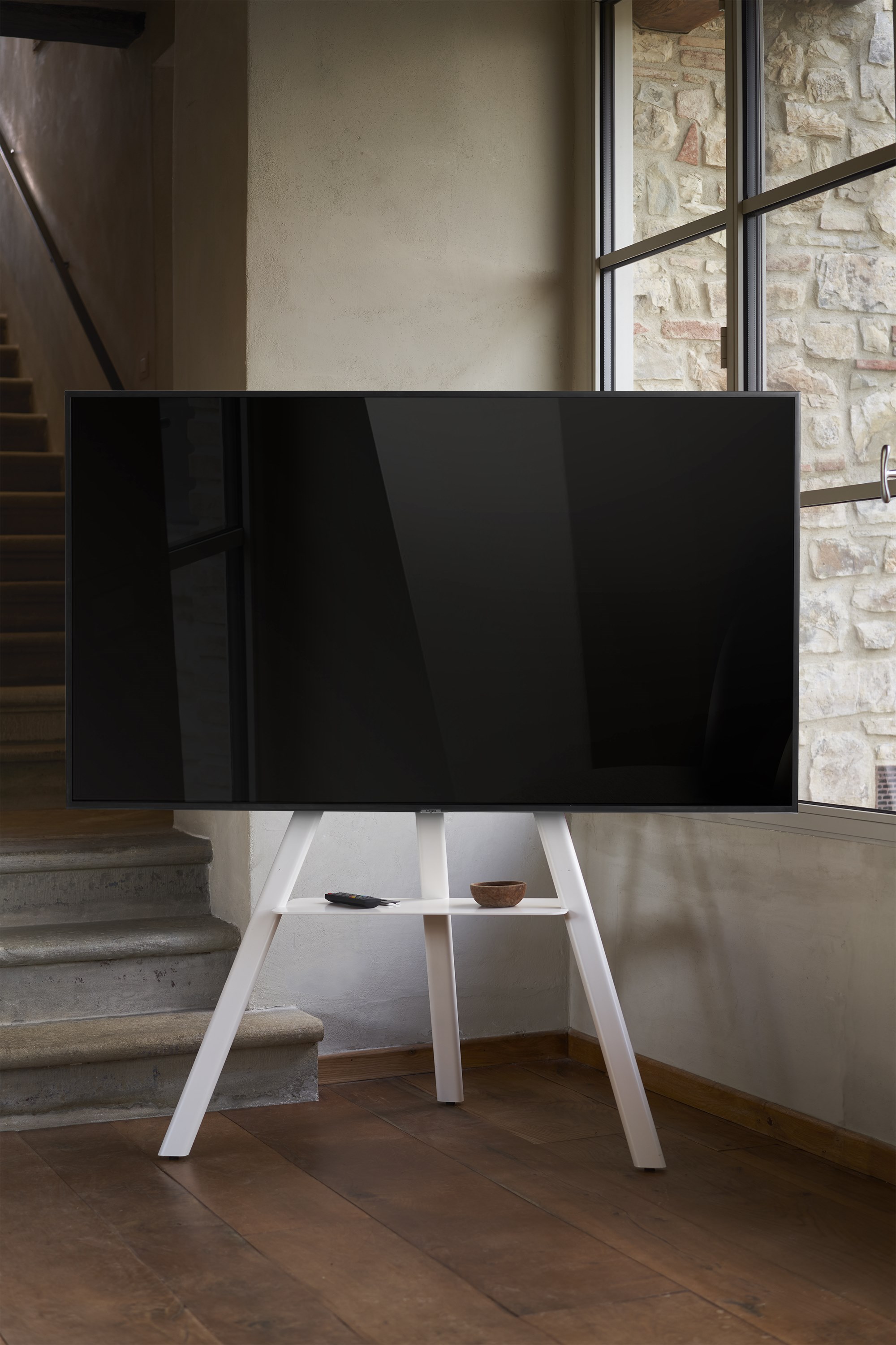 CARTESIO Floor mounted steel stand By Opinion Ciatti | design Lapo Ciatti