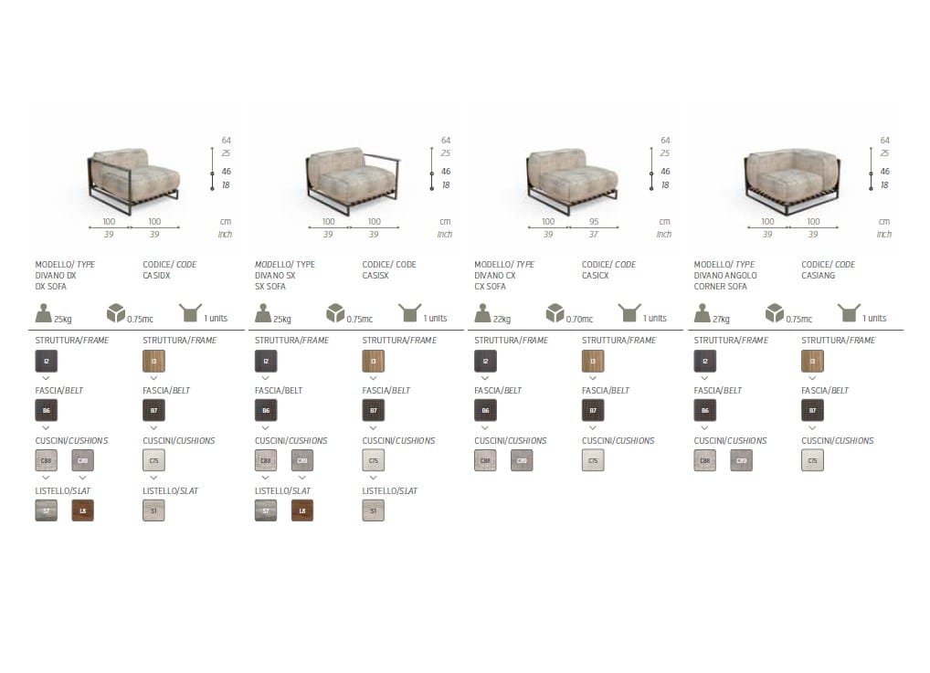 CASILDA Corner garden sofa Casilda Collection By Talenti design Ramón