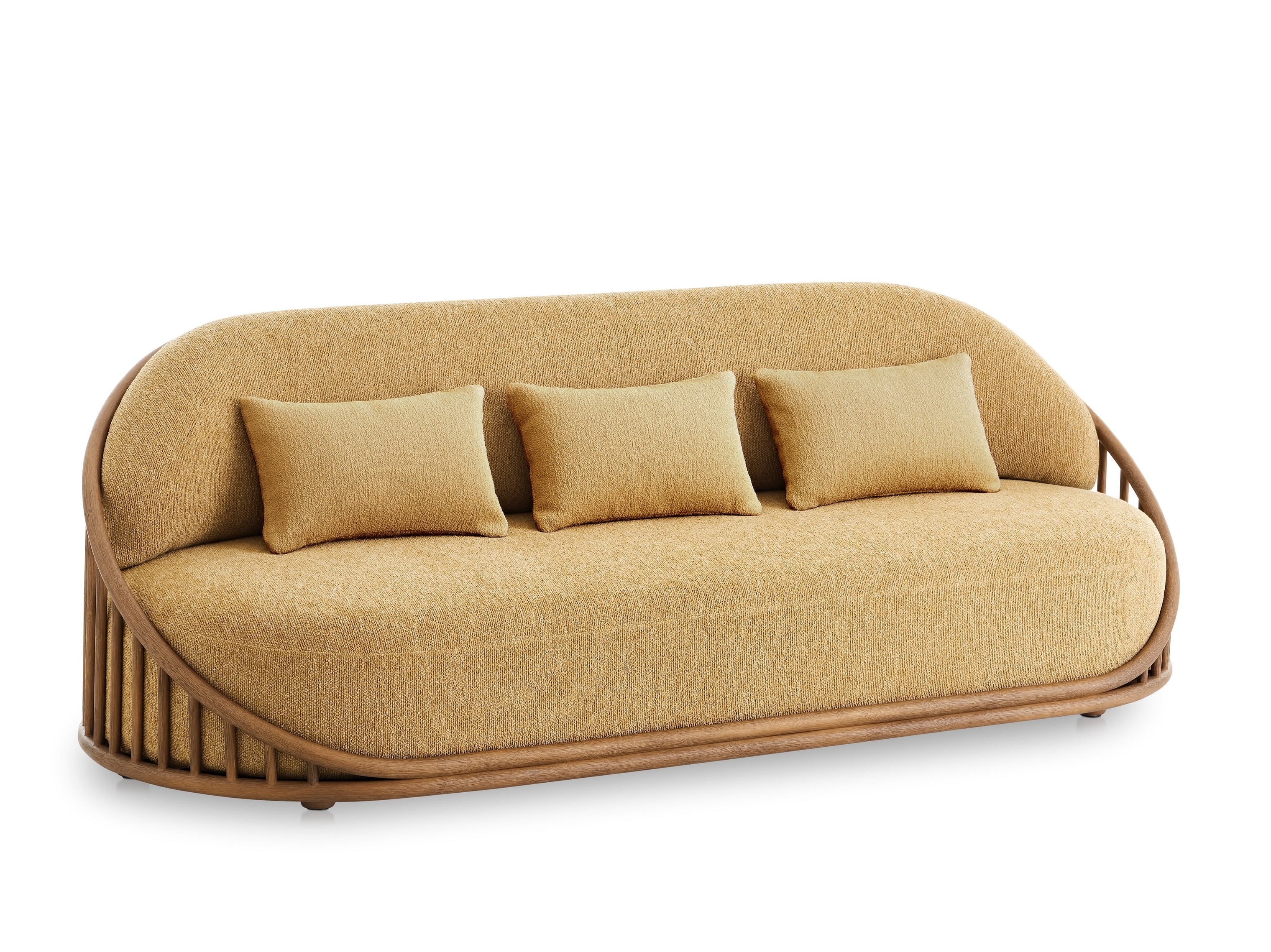 CASK 3 seater rattan sofa By EXPORMIM | design Norm Architects