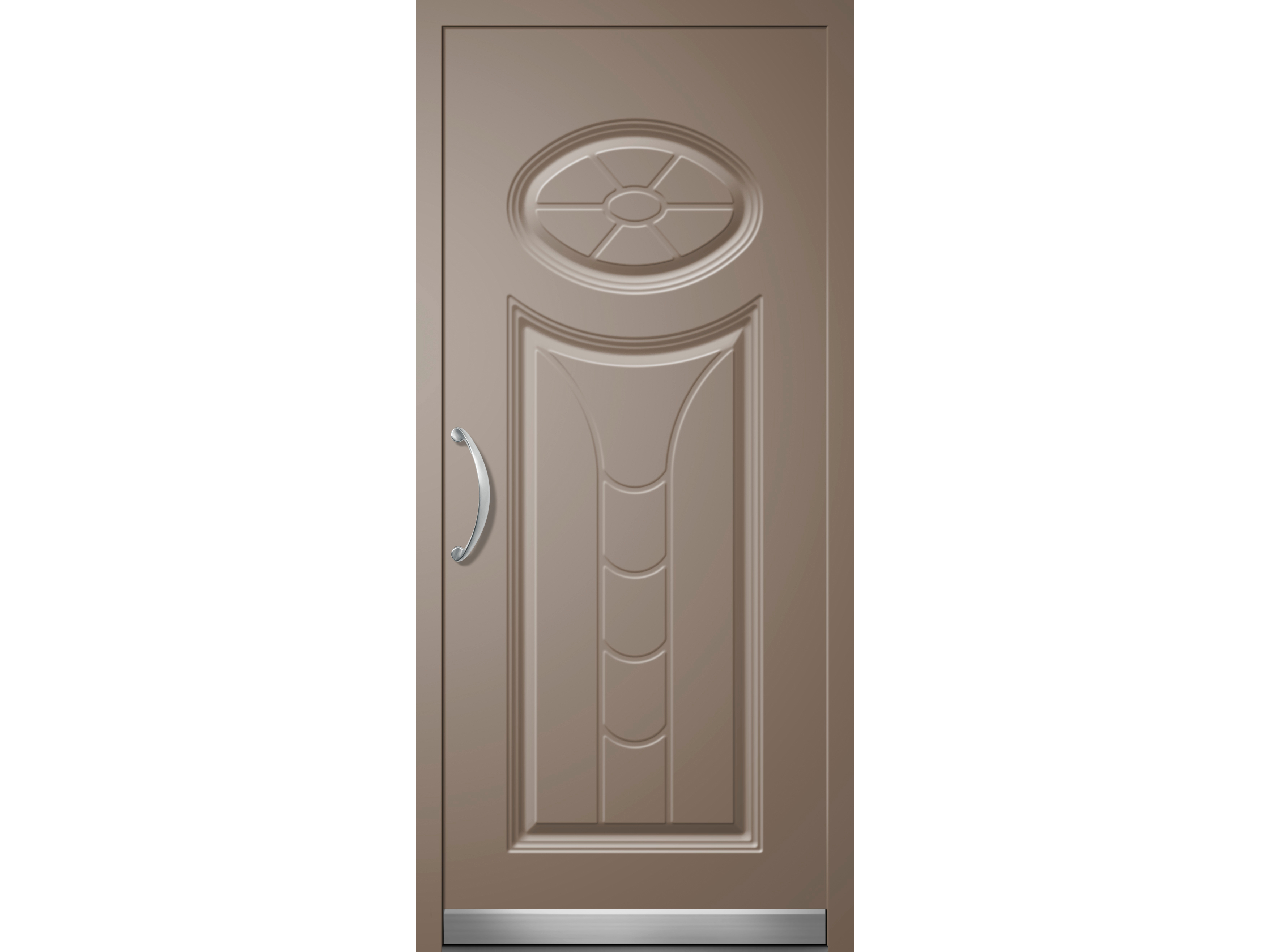 CASSIOPEA - NOVECENTO by ROYAL PAT - Pannello di rivestimento per porte blindate in alluminio