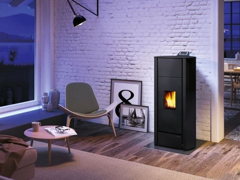 CECILE by PALAZZETTI - Stufa a pellet in acciaio classe A++ - 2