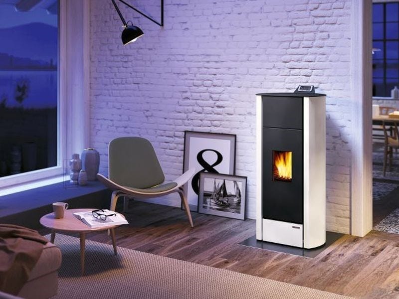 CECILE by PALAZZETTI - Stufa a pellet in acciaio classe A++