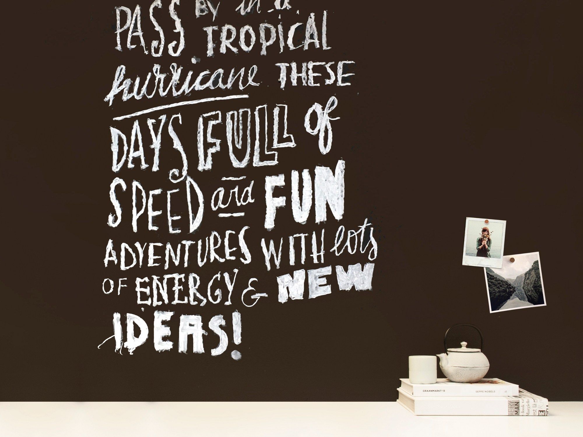 CHALKBOARD wallpaper By Groovy