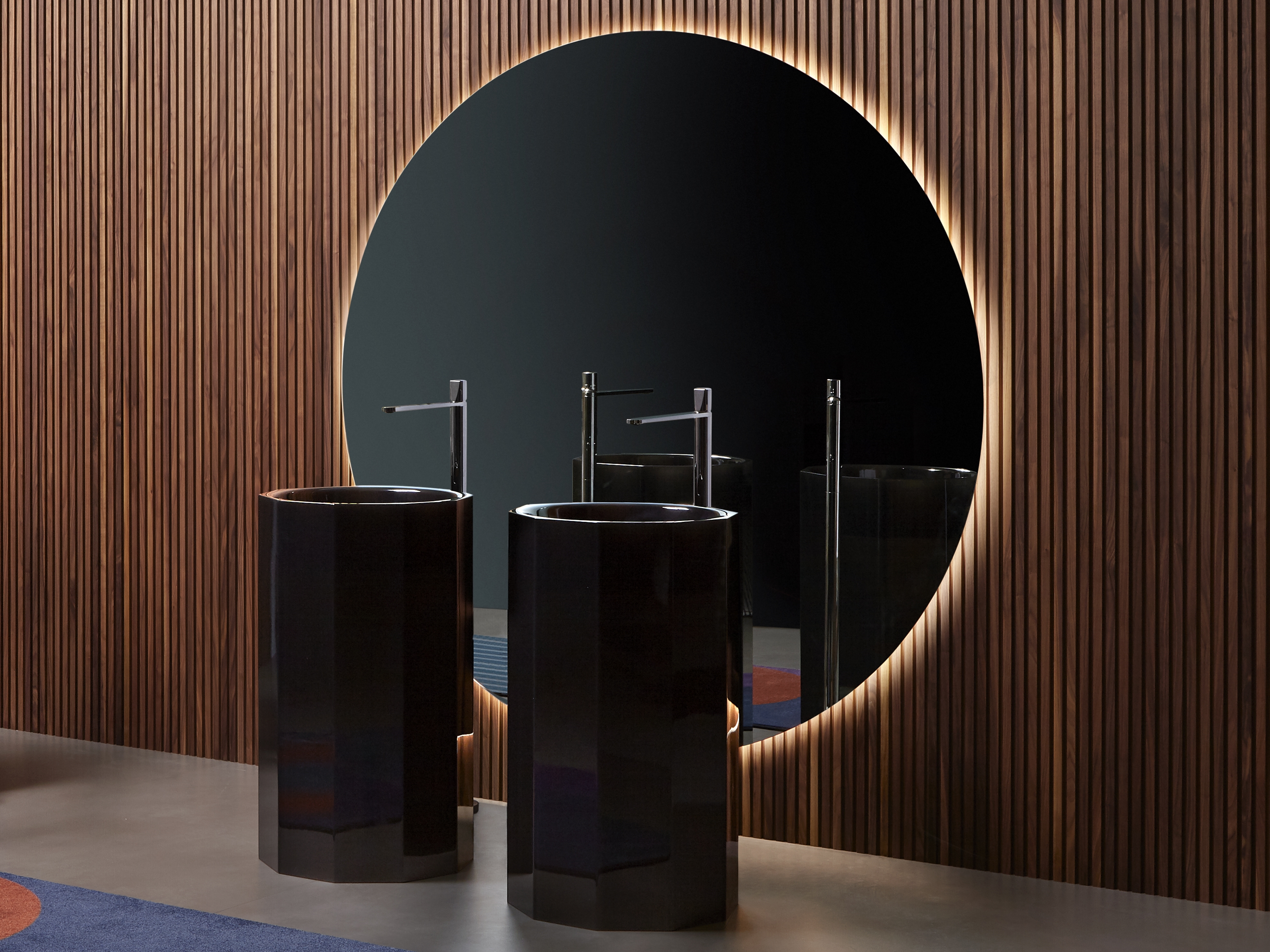 Set Di 2 Specchi Da Parete Per Bagno, 91x61 Cm, Con Cornice In Alluminio Nero, Vetro Temperato Antisfondamento, Facili Da Appendere - 4