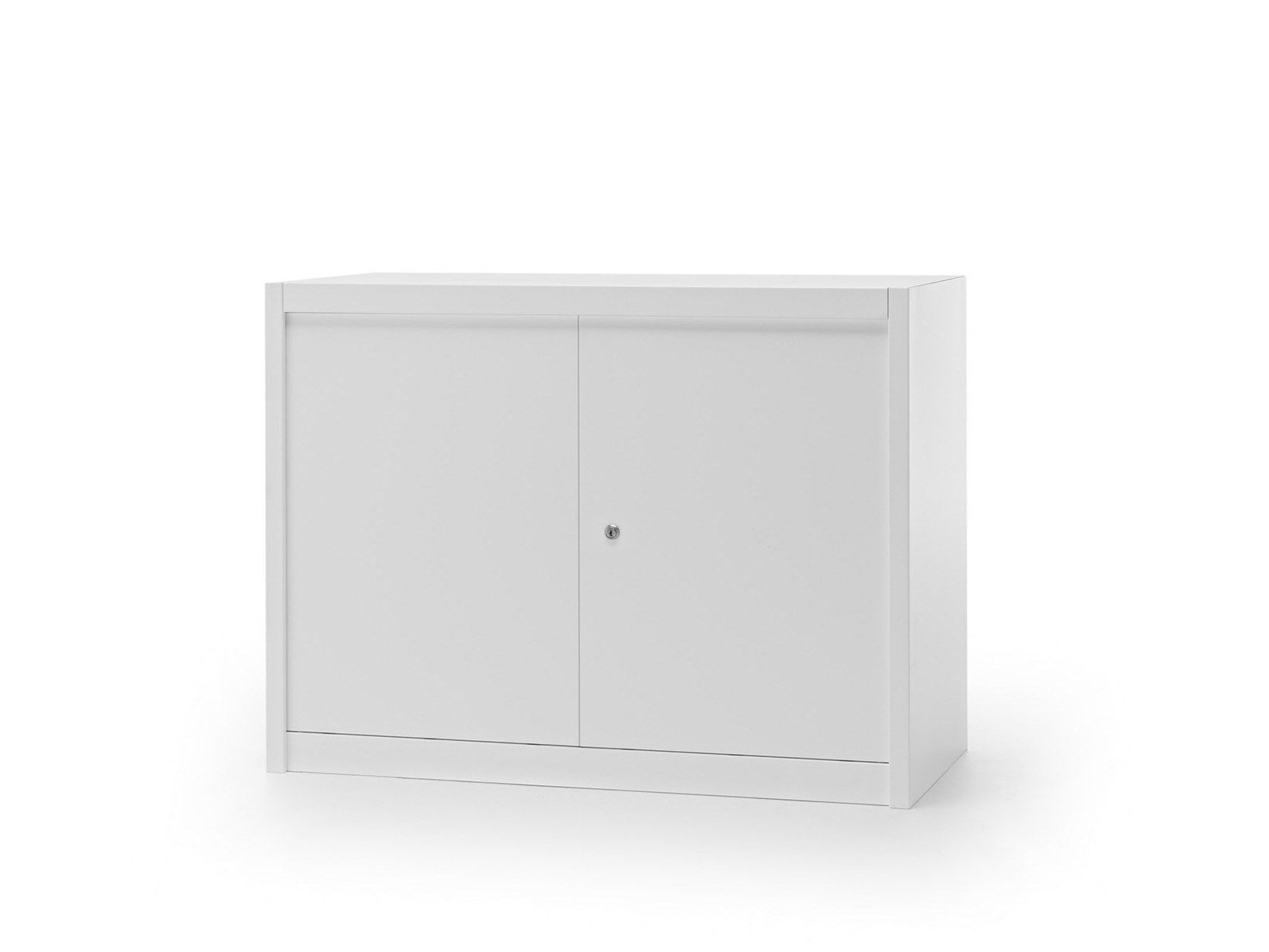 CLASSIC Metal office storage unit with hinged doors By Fantin design