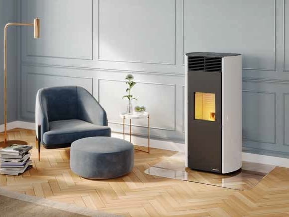 CLELIA by PALAZZETTI - Stufa a pellet in acciaio