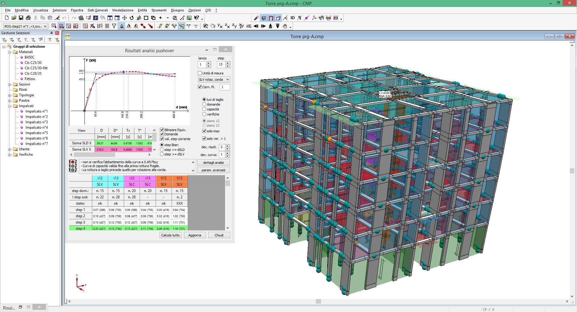 Software integrato Calcolo strutturale CAD CMP Analisi Strutturale ...