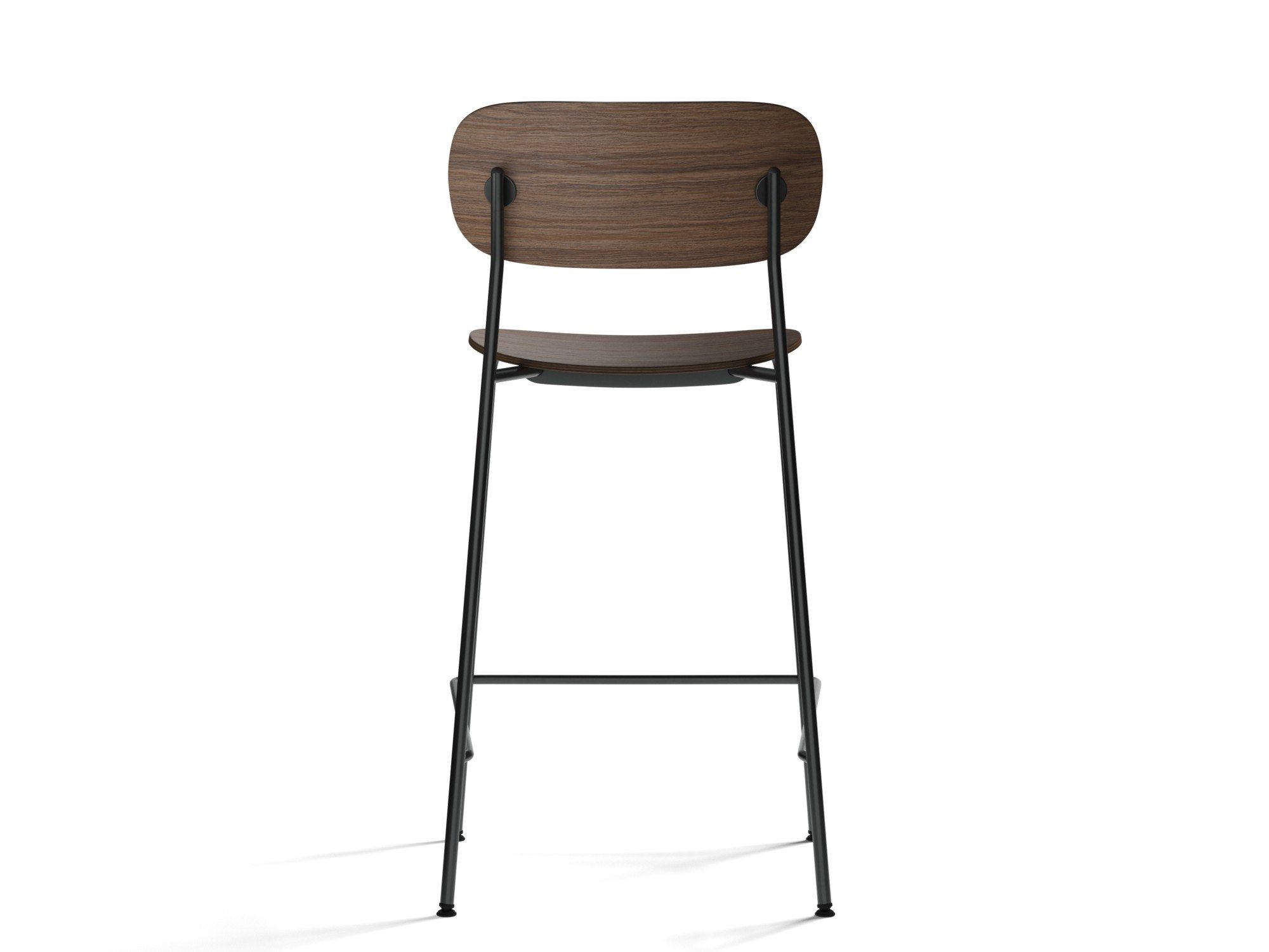 CO COUNTER/BAR CHAIR High wooden stool with back By MENU design Els