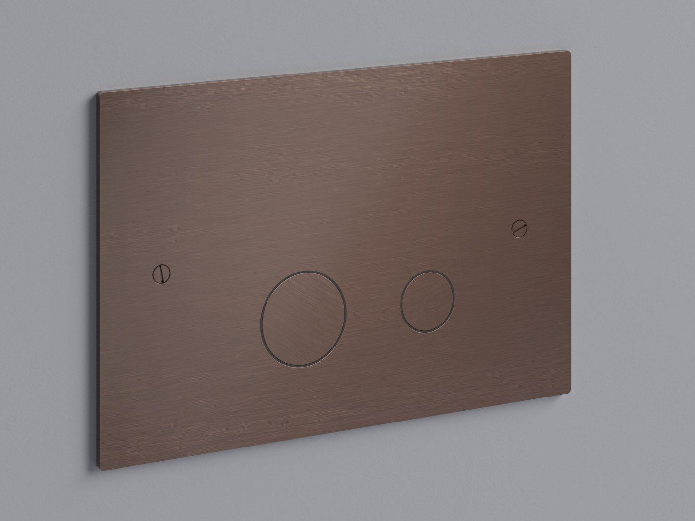 COBBER CBA320 by Hotbath - Placca di comando per wc in ottone