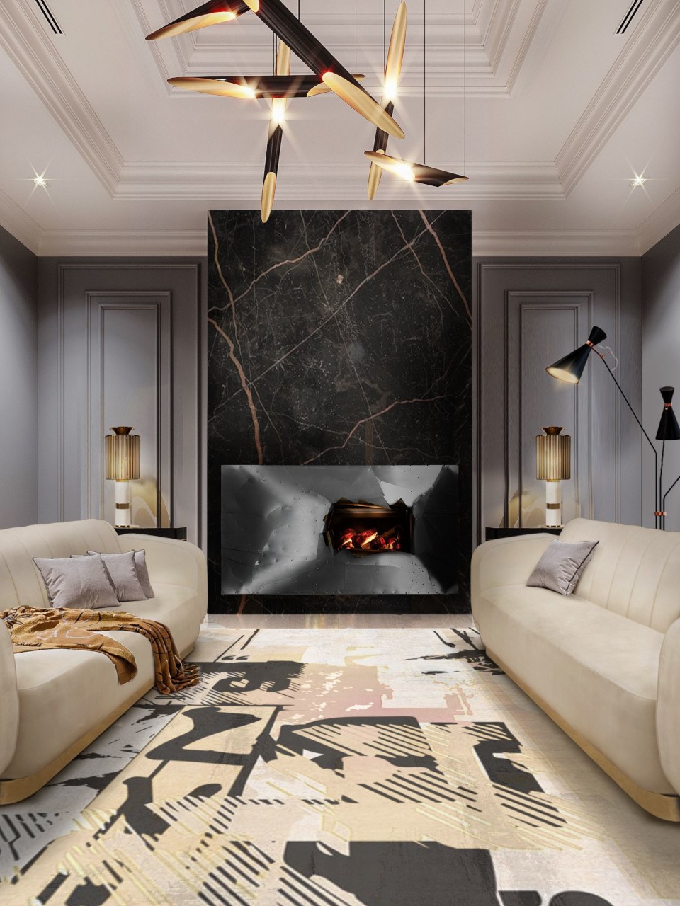 COLTRANE | Pendant lamp Iron pendant lamp By Delightfull