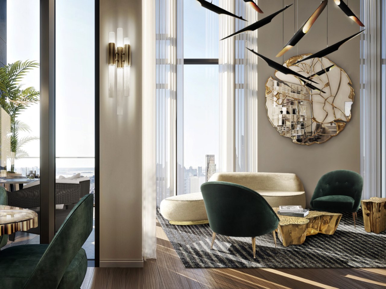 COLTRANE | Pendant lamp Iron pendant lamp By Delightfull