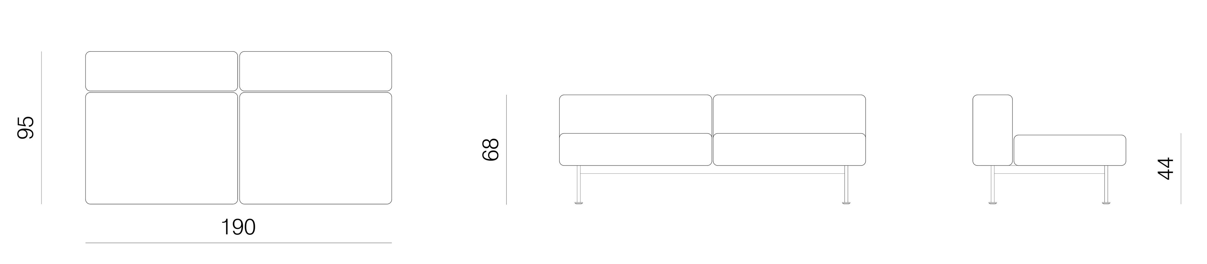CONVERT Sectional garden sofa By prostoria design Simon Morasi Piperčić