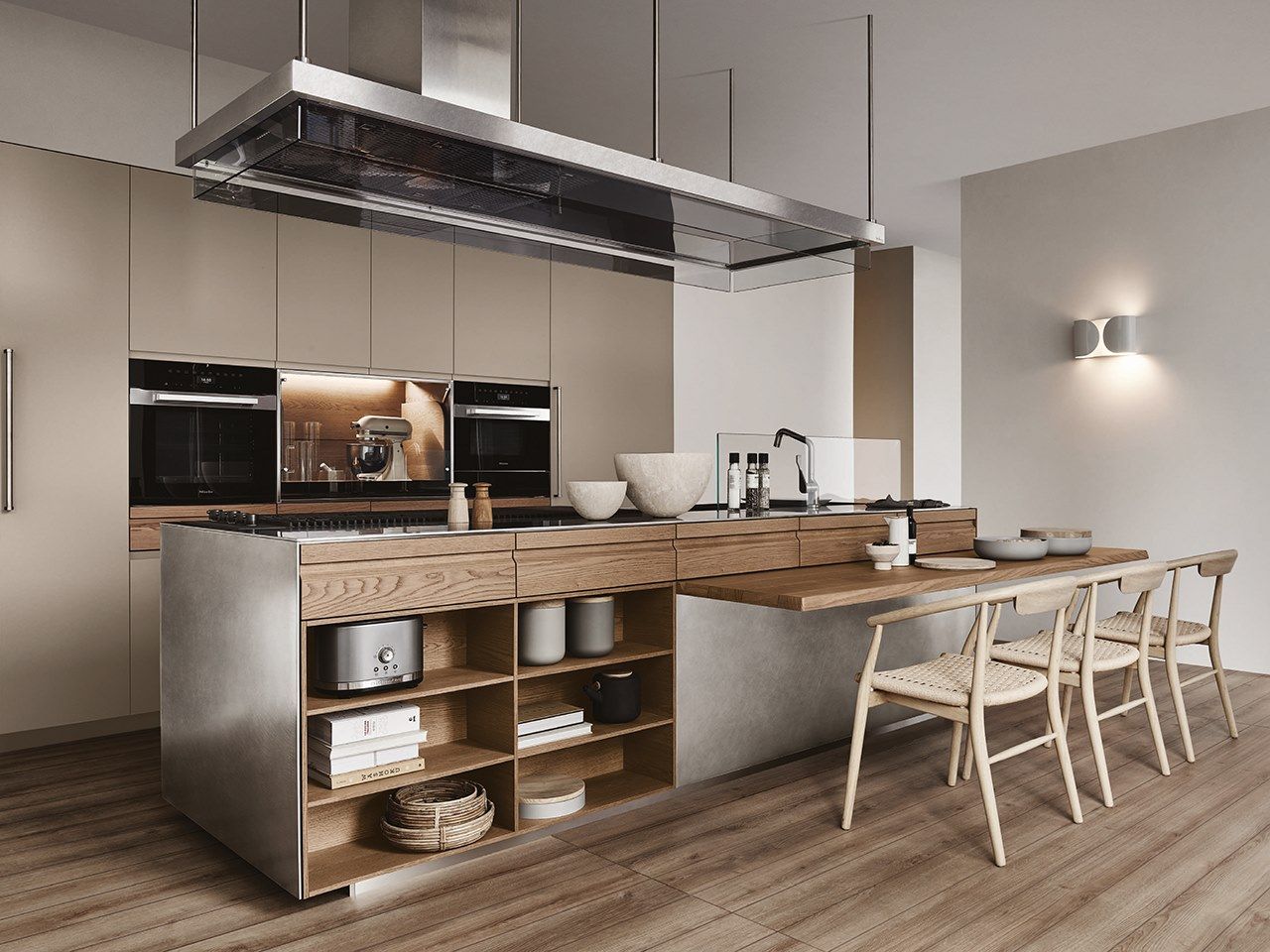 CONVIVIUM Kitchen with island By Arclinea design Antonio Citterio