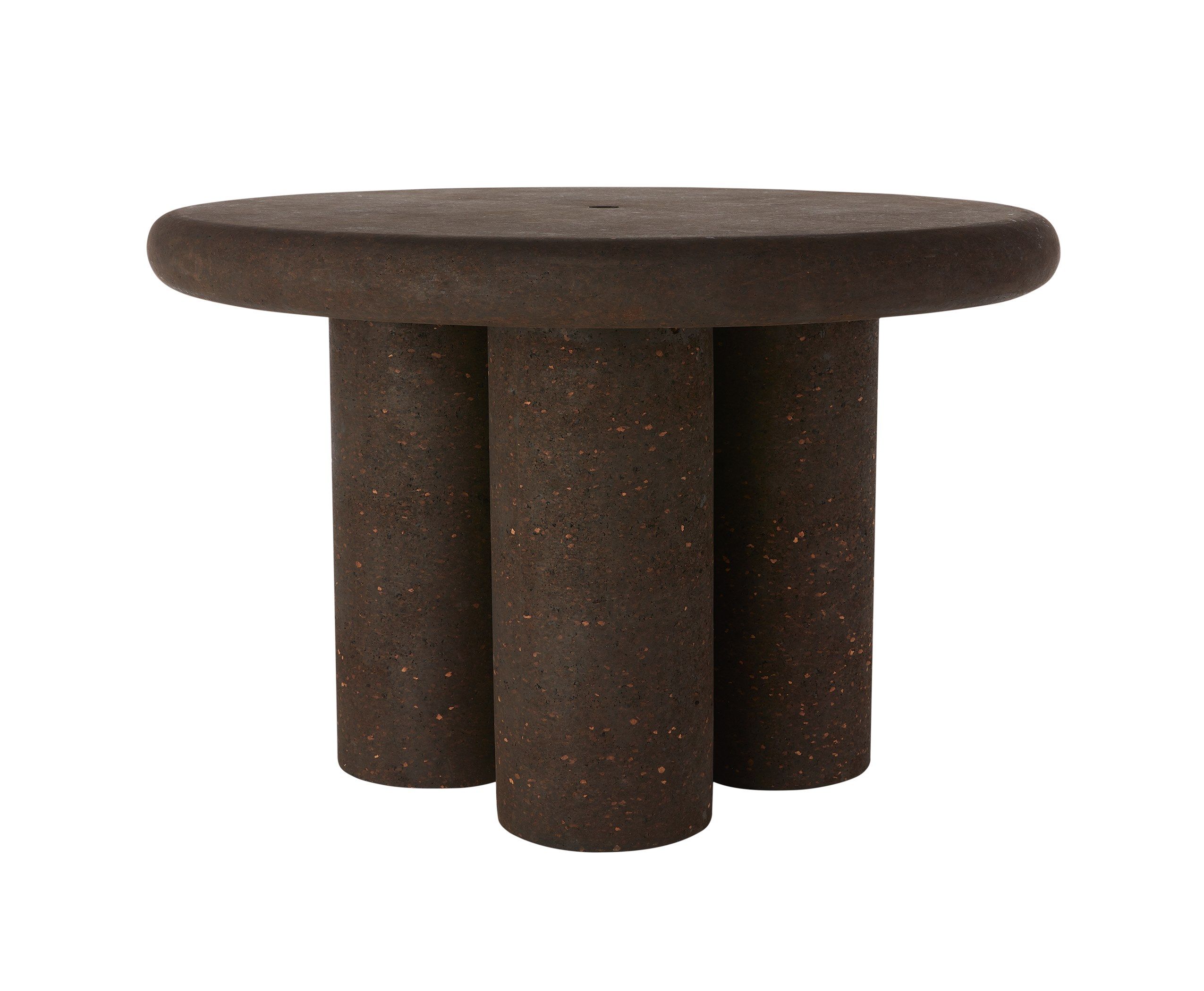 CORK Round cork dining table By Tom Dixon design Tom Dixon