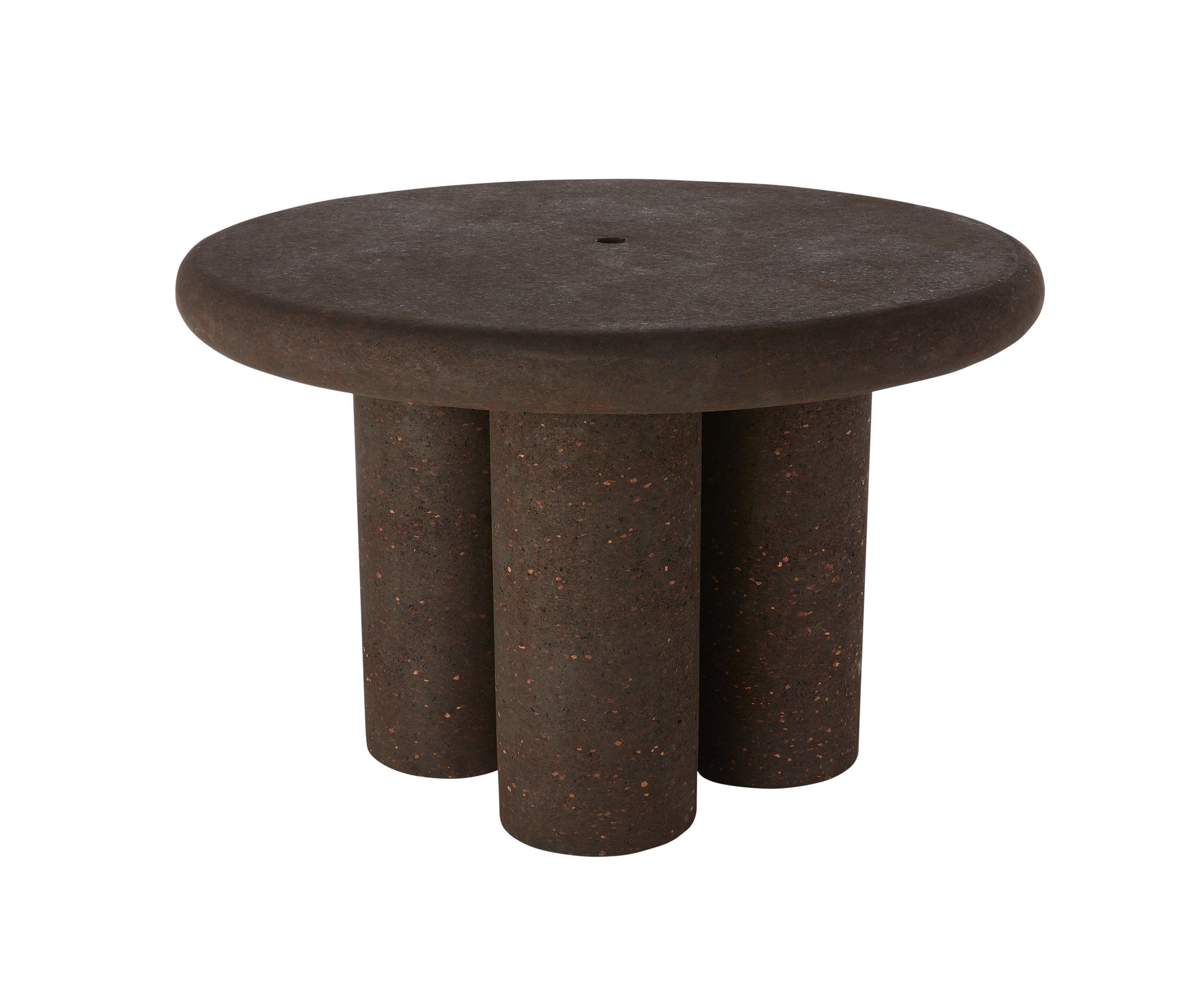 CORK Round cork dining table By Tom Dixon design Tom Dixon