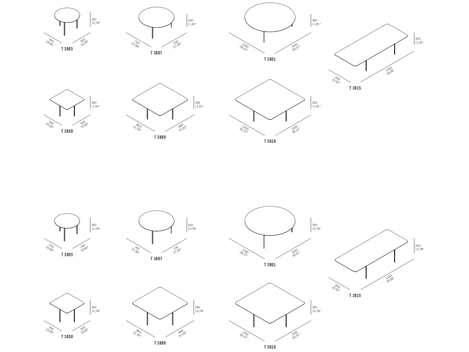 STING Wooden coffee table By COR | design Jehs+Laub