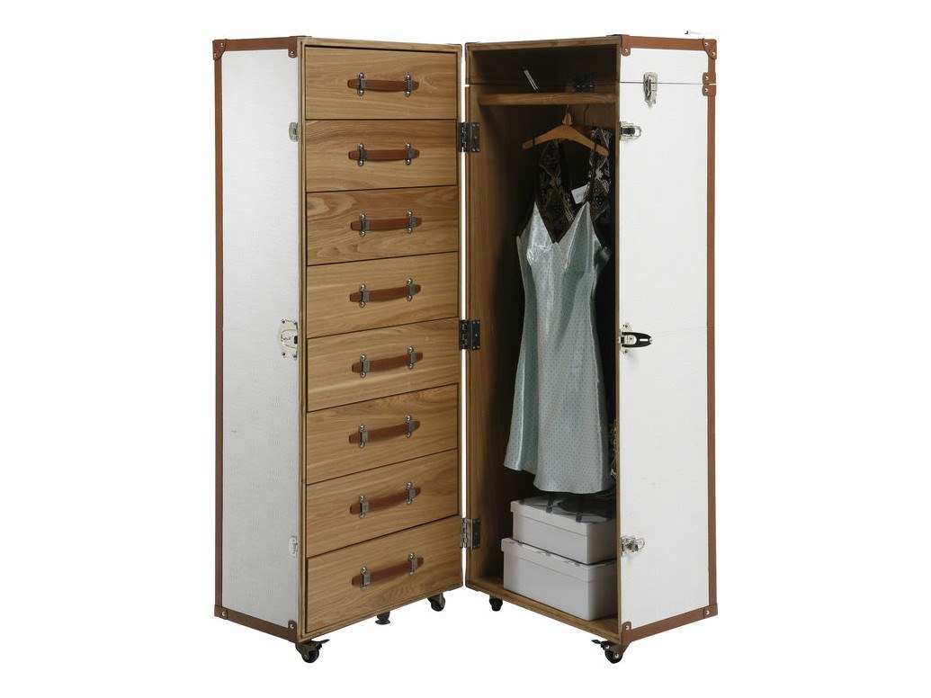 COSMOPOLITAN Wardrobe with casters By KARE Design
