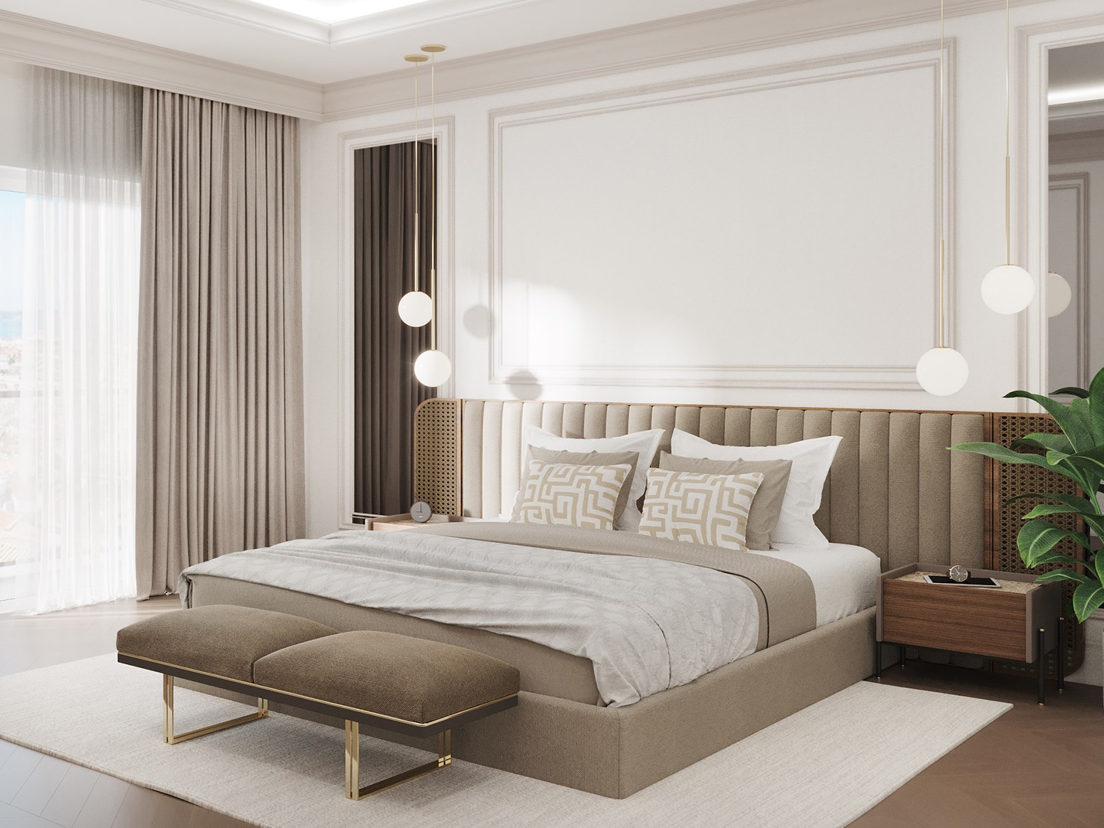 CROWN Bed By ANA ROQUE INTERIORS