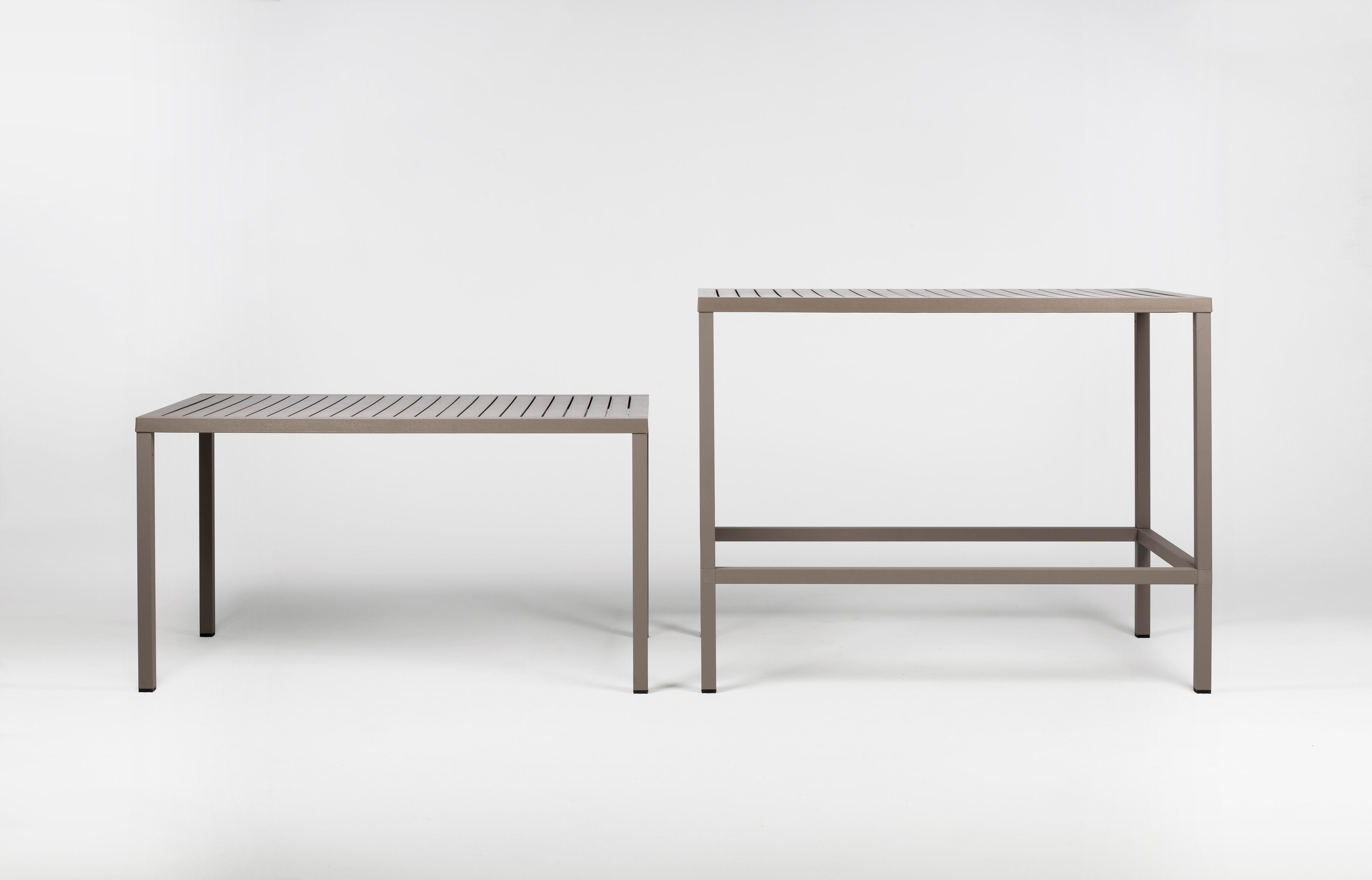 CUBE 120x70 by Nardi - Tavolo da giardino rettangolare in polipropilene/alluminio - 4