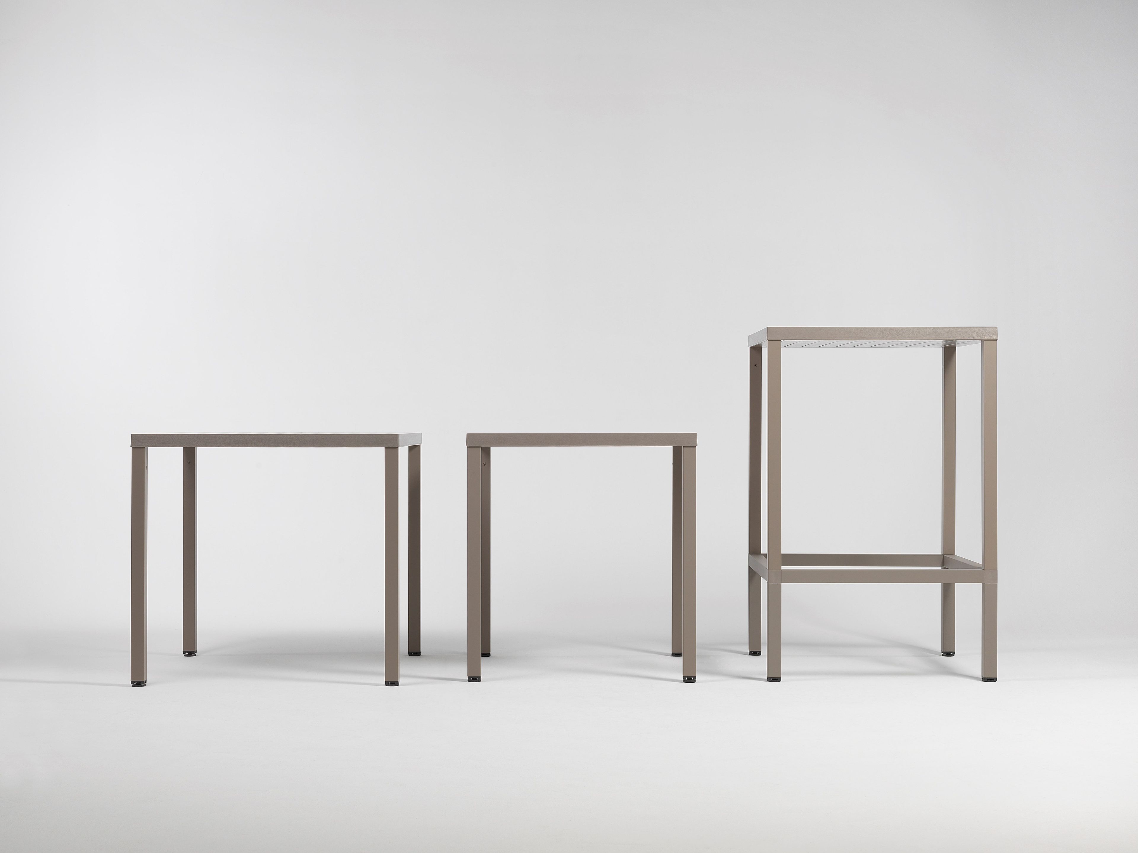 CUBE 120x70 by Nardi - Tavolo da giardino rettangolare in polipropilene/alluminio - 5