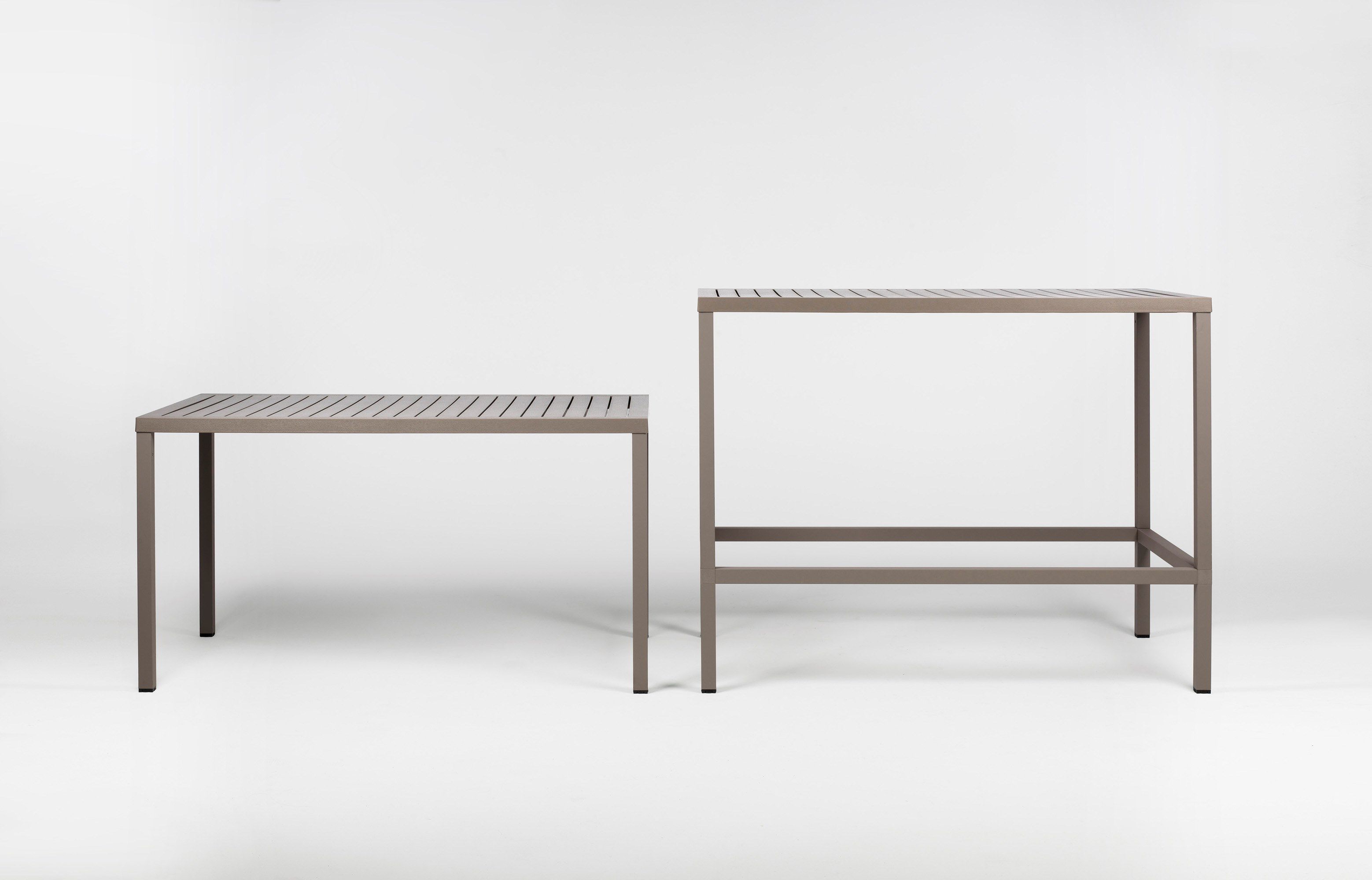 CUBE 140x80 by Nardi - Tavolo da giardino rettangolare in polipropilene/alluminio - 2