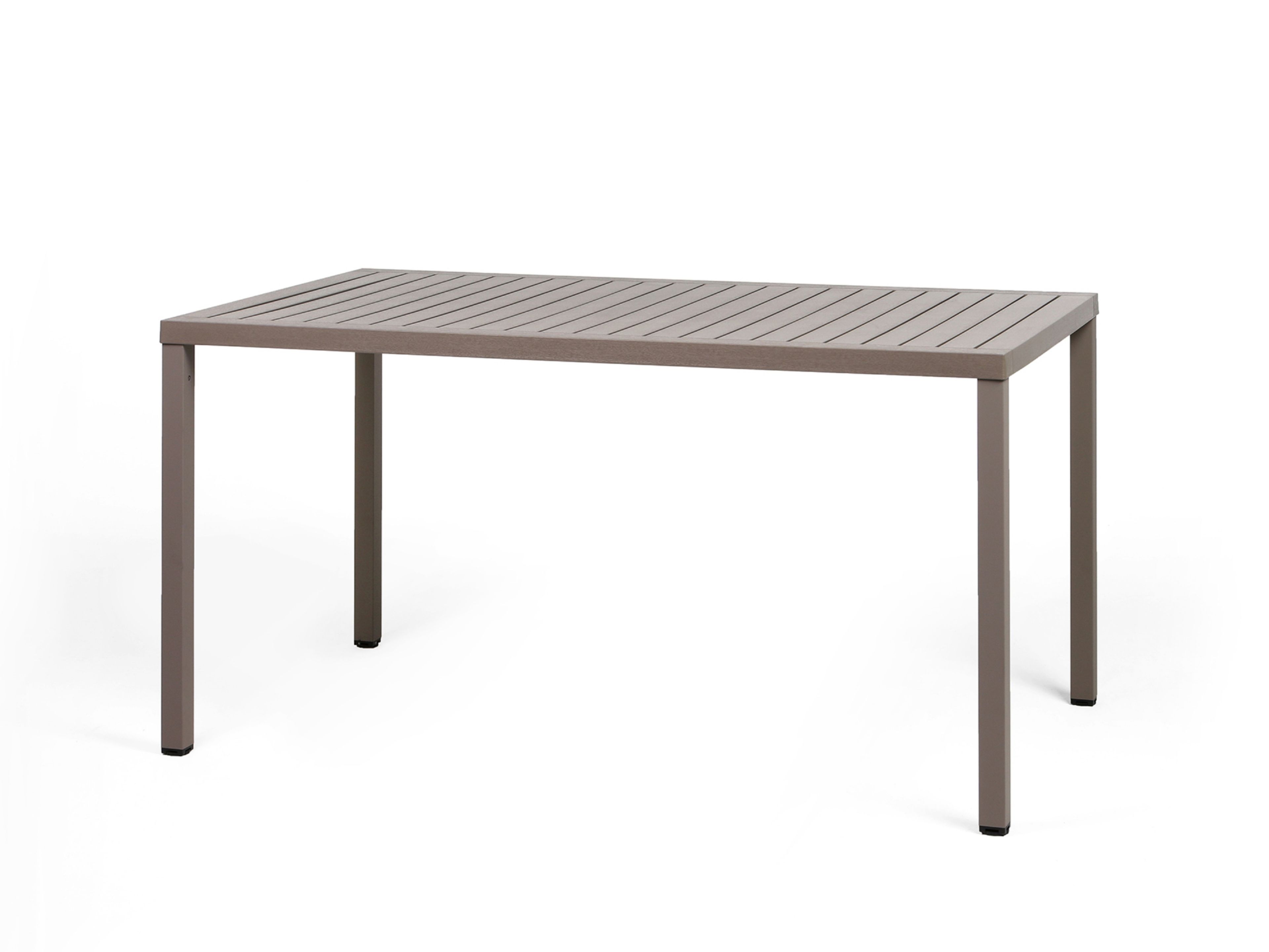 CUBE 140x80 by Nardi - Tavolo da giardino rettangolare in polipropilene/alluminio