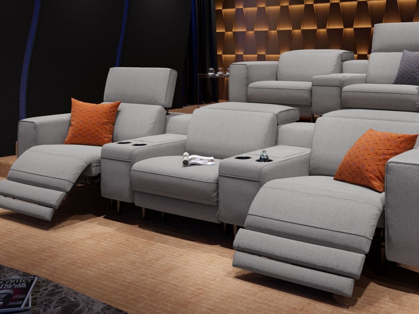 CUPELLO KINO 2 seater fabric sofa By Sofanella