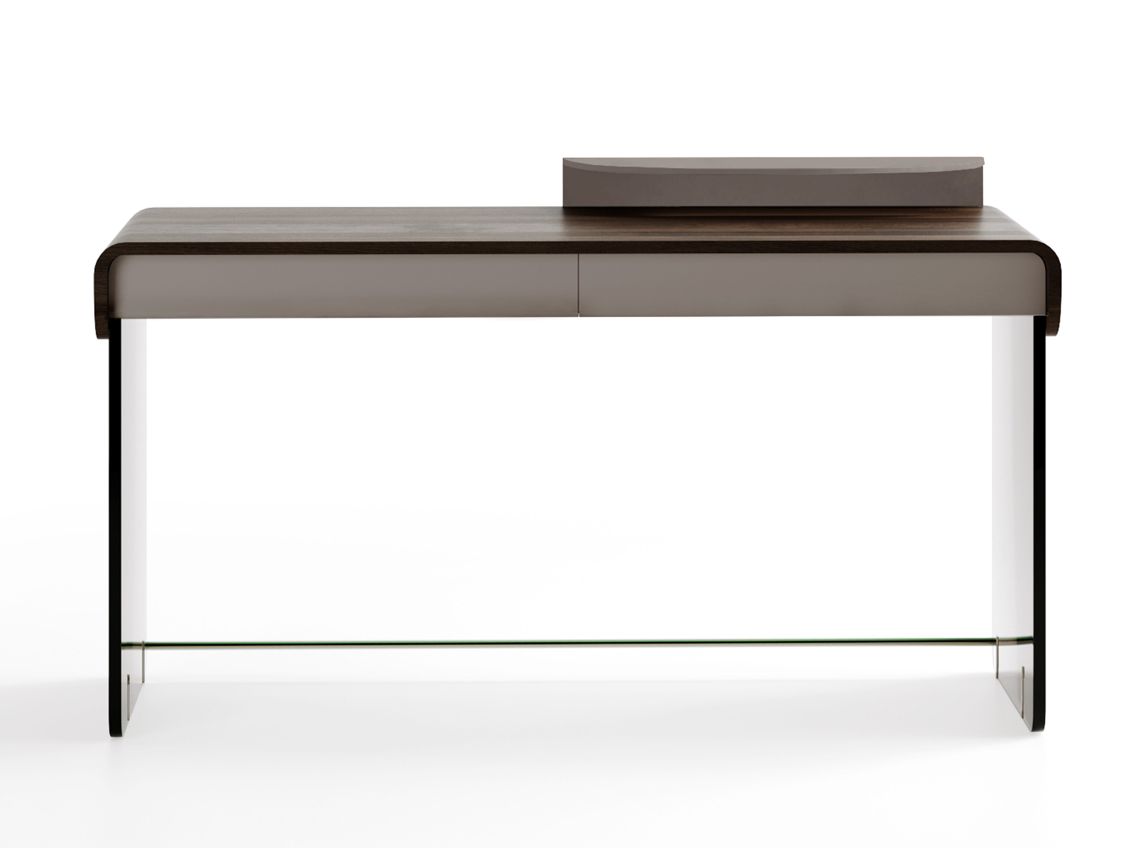 ADAM by Capital Collection - Scrivania in legno e vetro con cassetti - 2