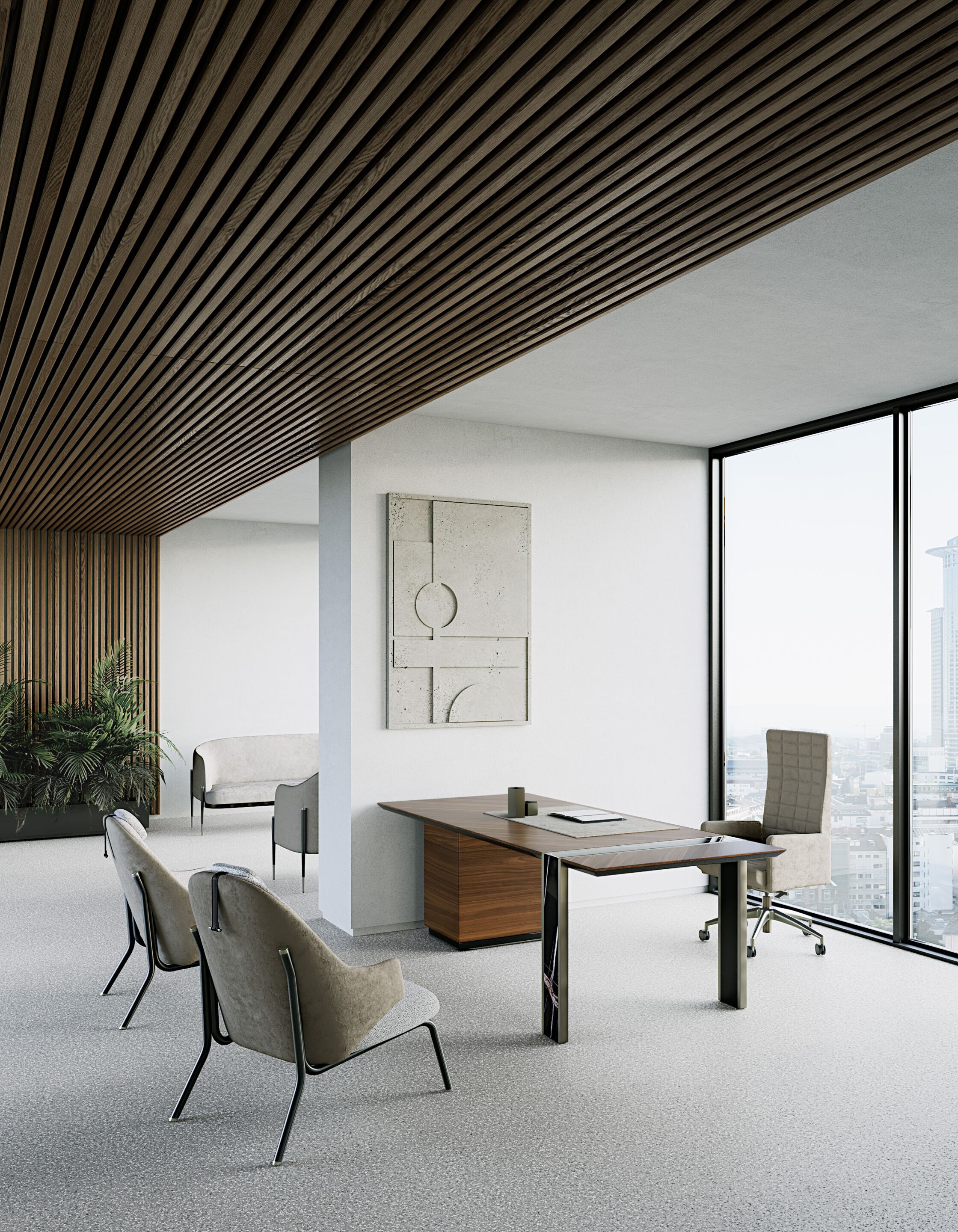 ADELE by Capital Collection - Poltrona in tessuto con braccioli - 5