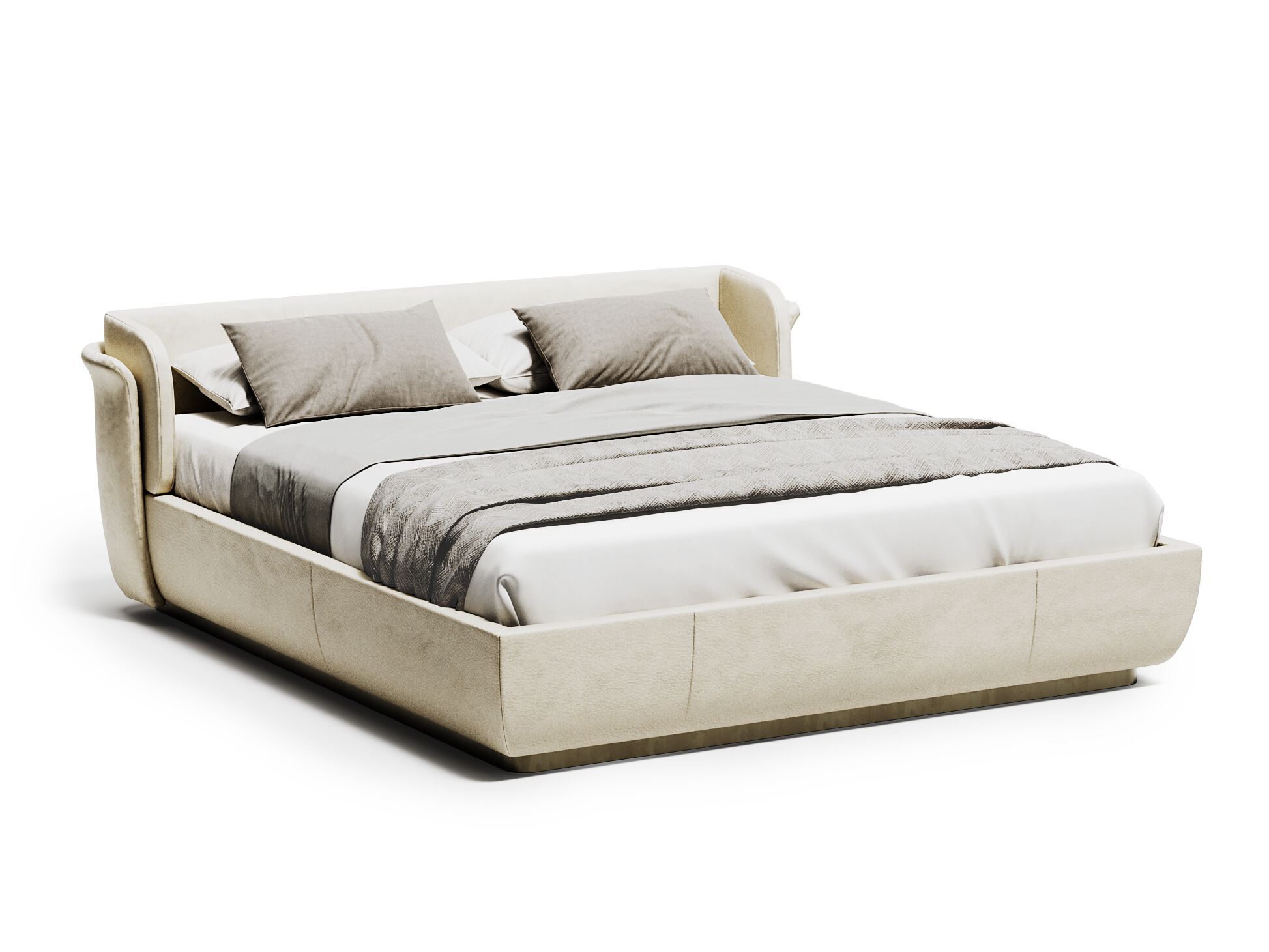 MON ALLURE L-24 by Capital Collection - Letto matrimoniale in tessuto