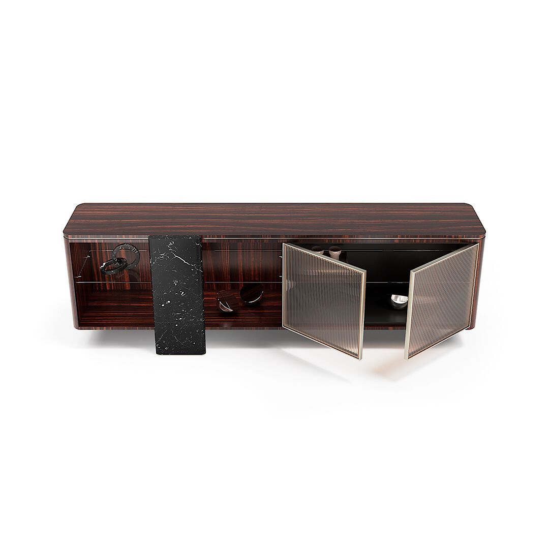 AURELIA by Capital Collection - Madia in legno e vetro con ante a battente - 17