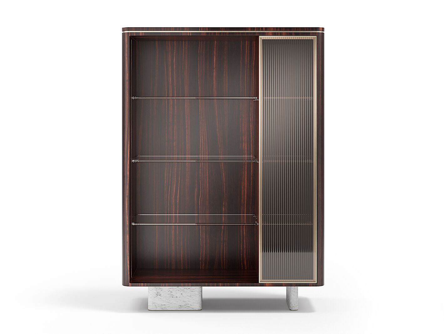 AURELIA by Capital Collection - Credenza in legno e vetro con ante a battente