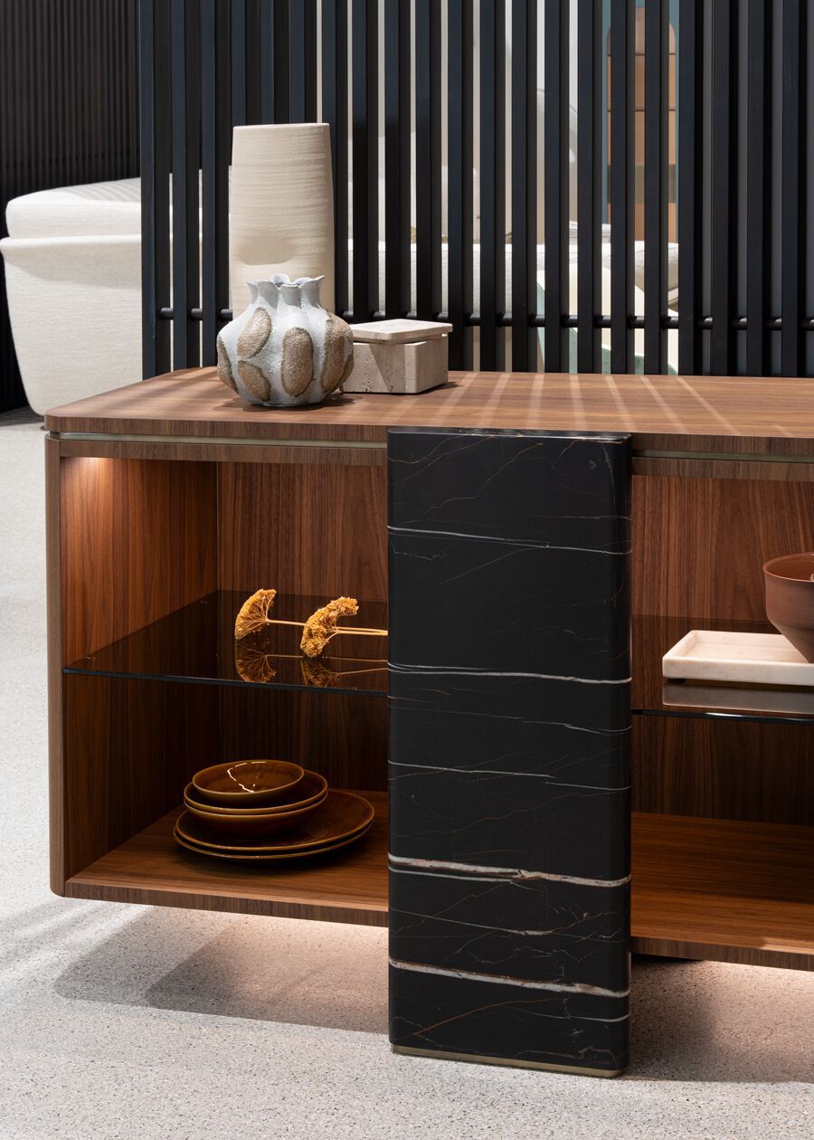 AURELIA by Capital Collection - Madia in legno e vetro con ante a battente - 23