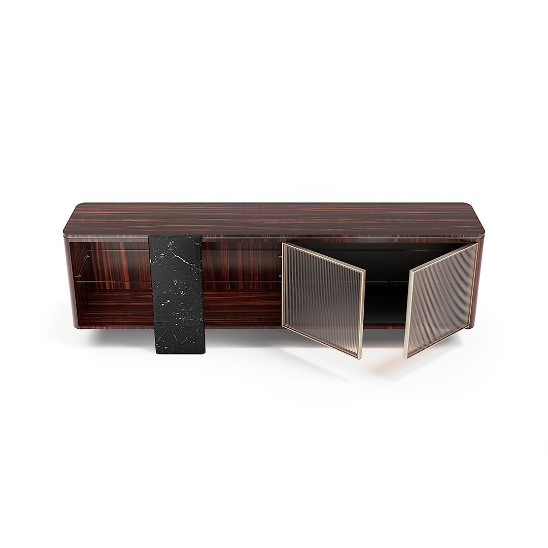 AURELIA by Capital Collection - Madia in legno e vetro con ante a battente - 16