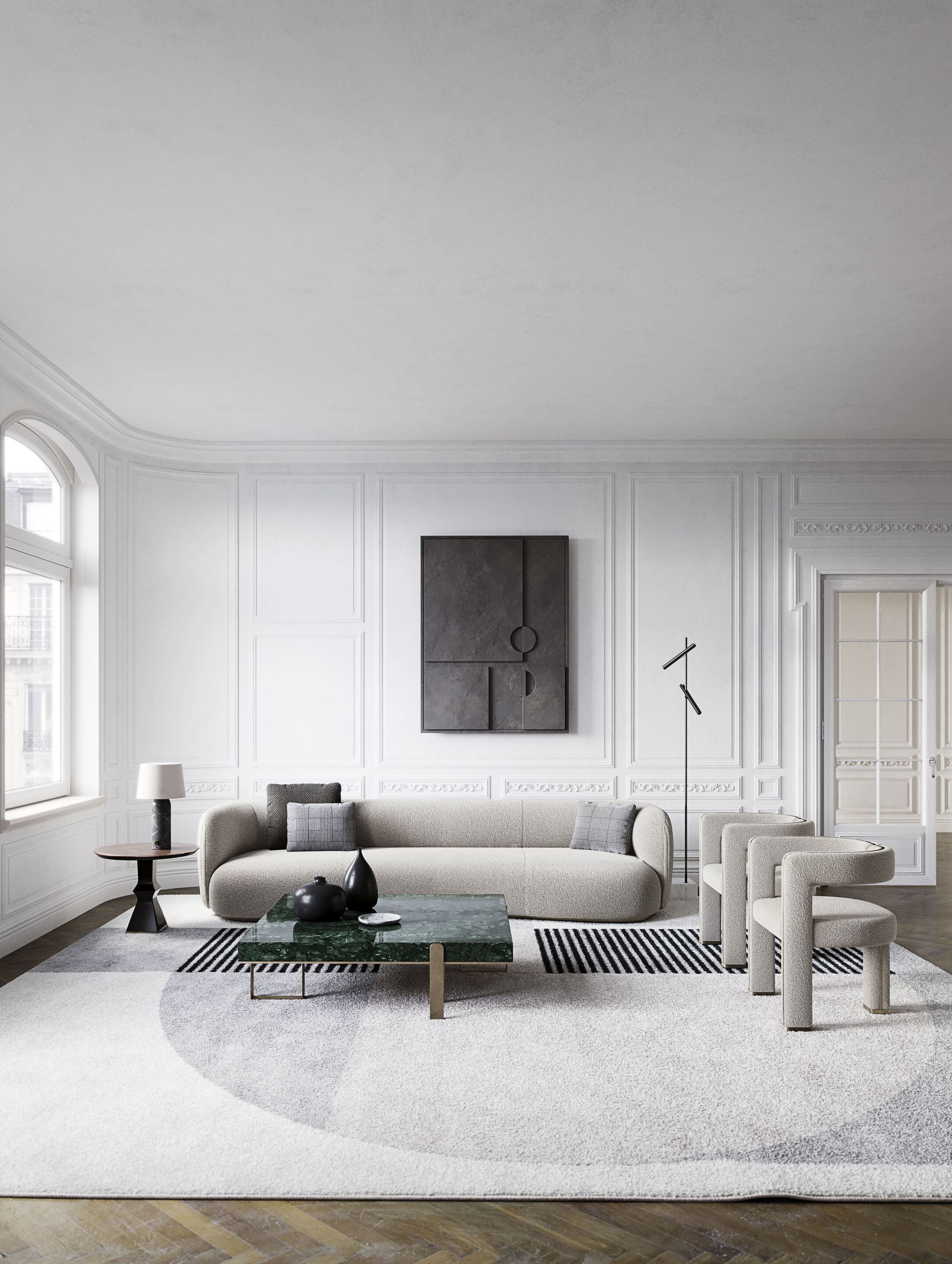 CLOUD by Capital Collection - Divano in tessuto a 3 posti - 2