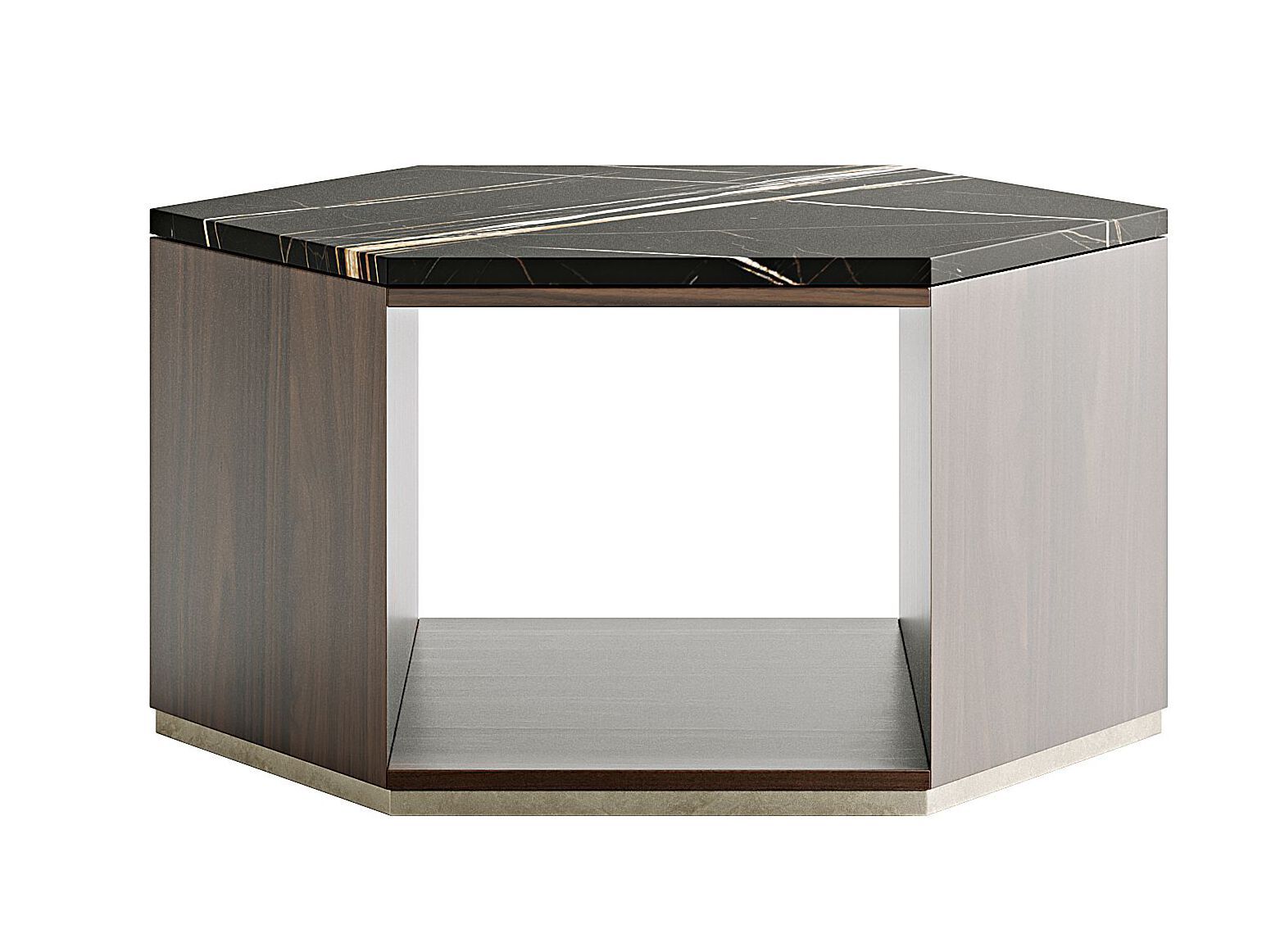 DEDALO by Capital Collection - Tavolino in legno con piano in marmo - 2