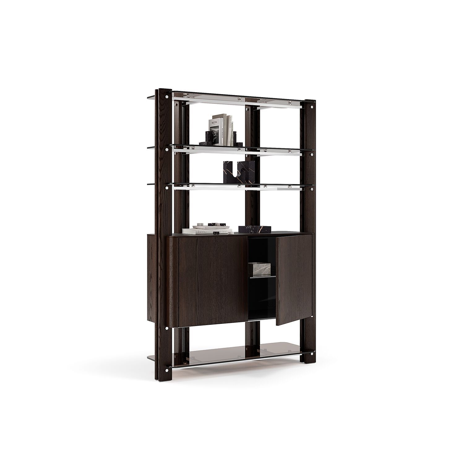 DIESIS C by Capital Collection - Libreria bifacciale in legno - 20