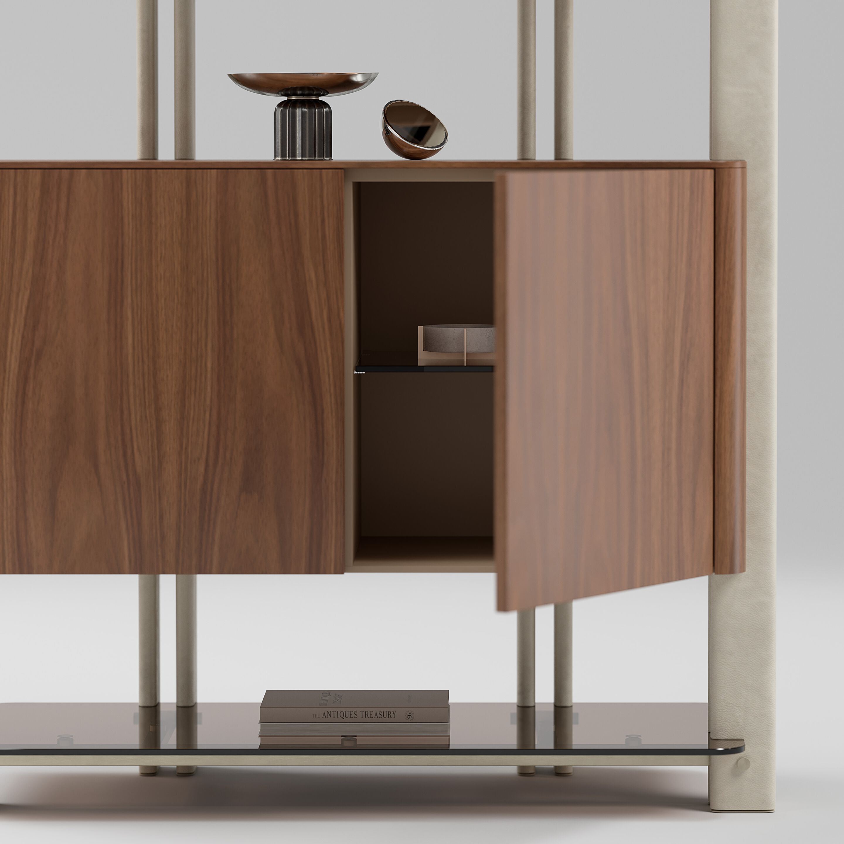 DIESIS C by Capital Collection - Libreria bifacciale in legno - 6