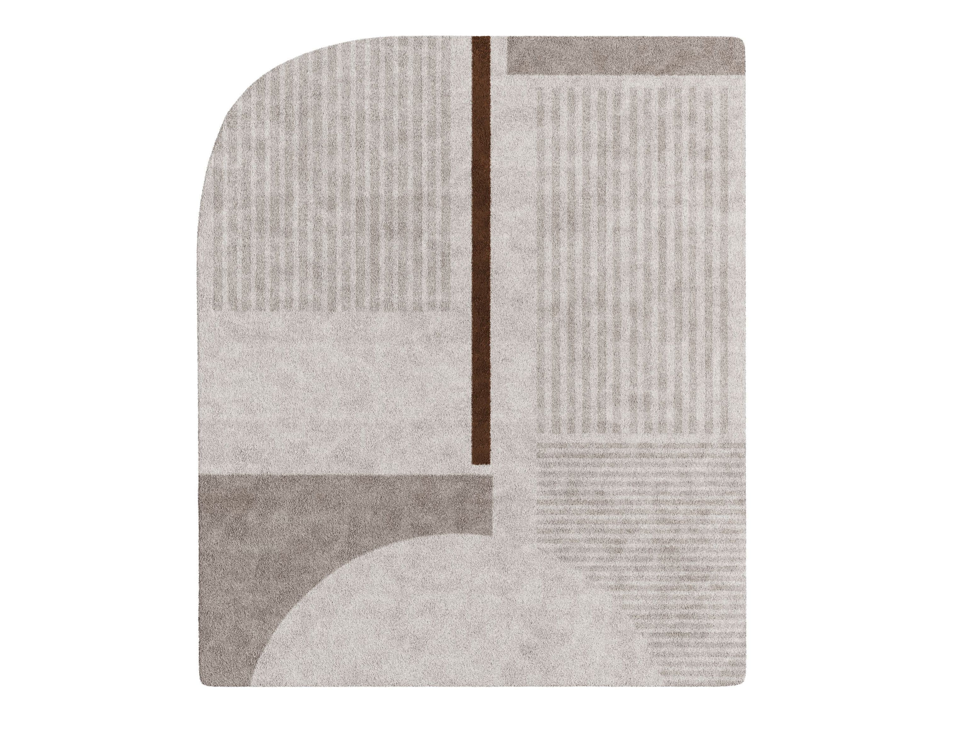 DOLCEVITA by Capital Collection - Tappeto fatto a mano in lana a motivi geometrici