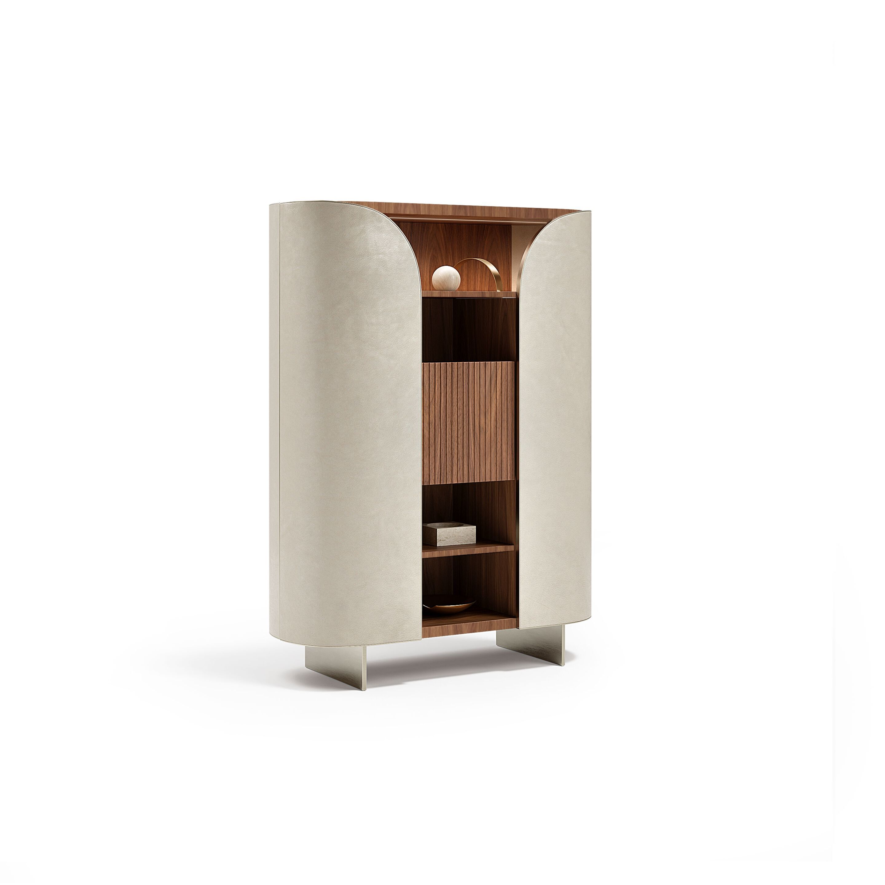 DUNA by Capital Collection - Credenza in pelle con ante a battente - 20
