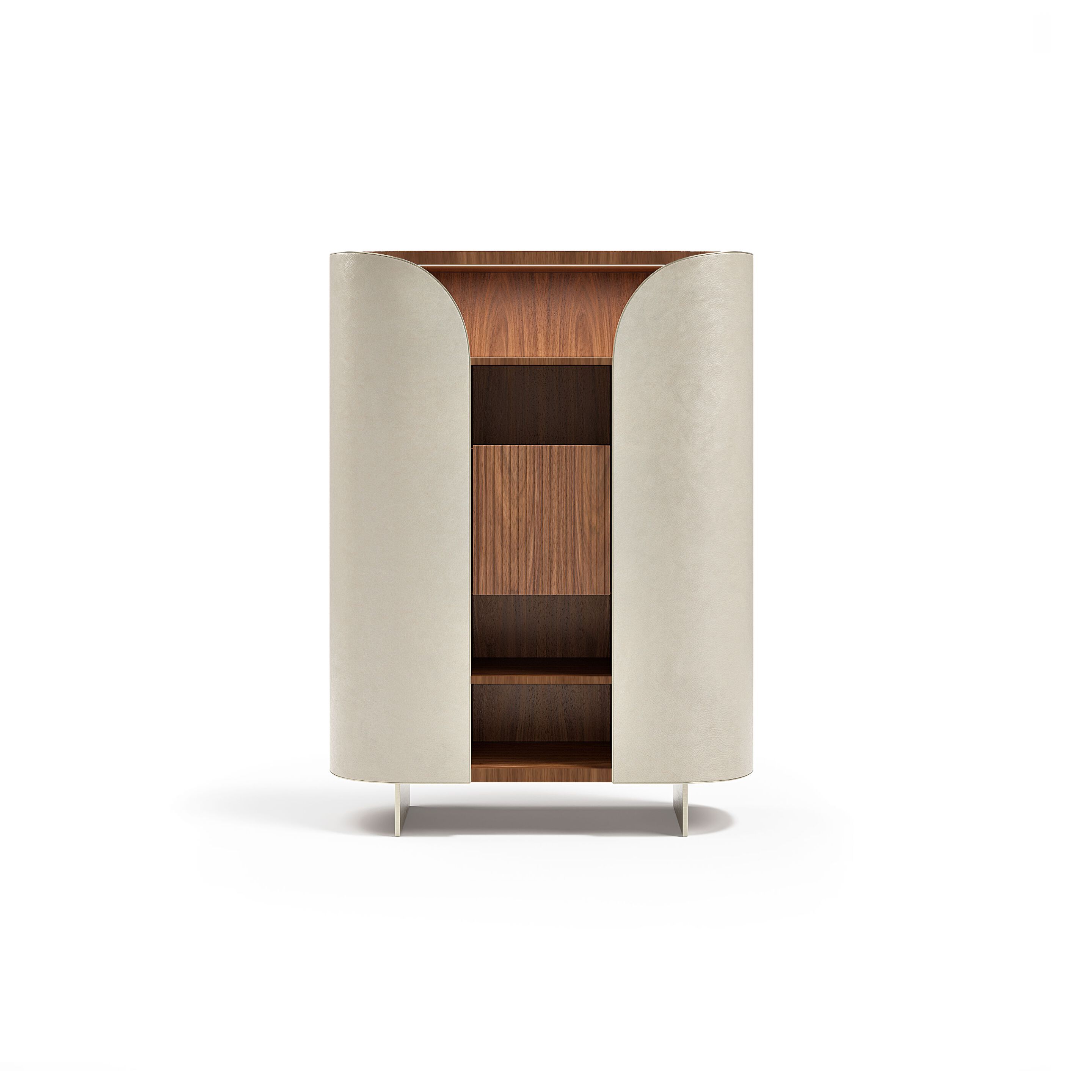 DUNA by Capital Collection - Credenza in pelle con ante a battente - 13