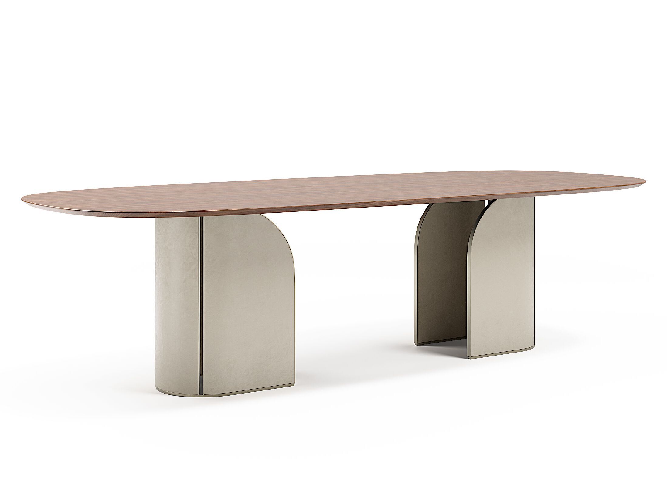 DUNA by Capital Collection - Tavolo da pranzo ovale in legno - 4