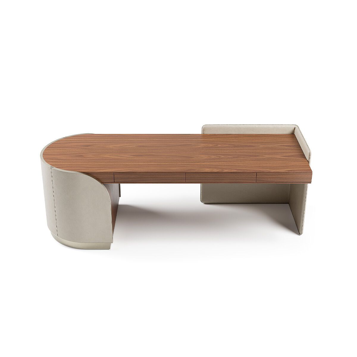 DUNA by Capital Collection - Scrivania in pelle con cassetti - 24