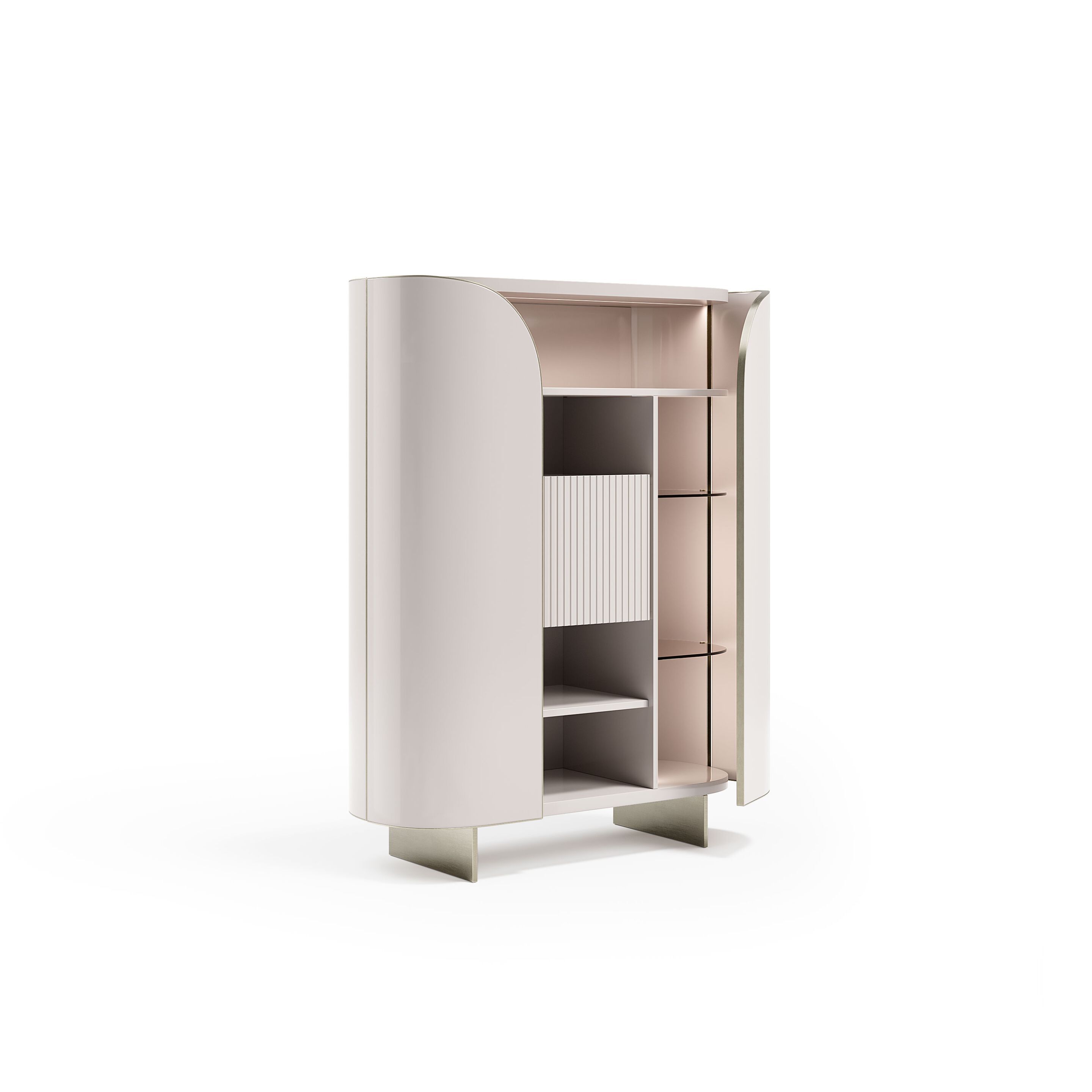 DUNA by Capital Collection - Credenza in pelle con ante a battente - 25