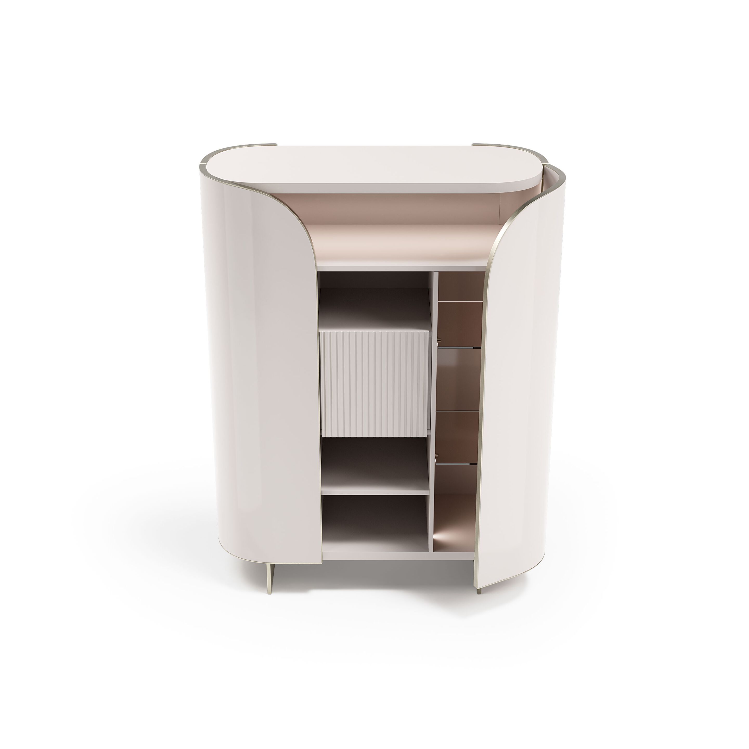 DUNA by Capital Collection - Credenza in pelle con ante a battente - 23