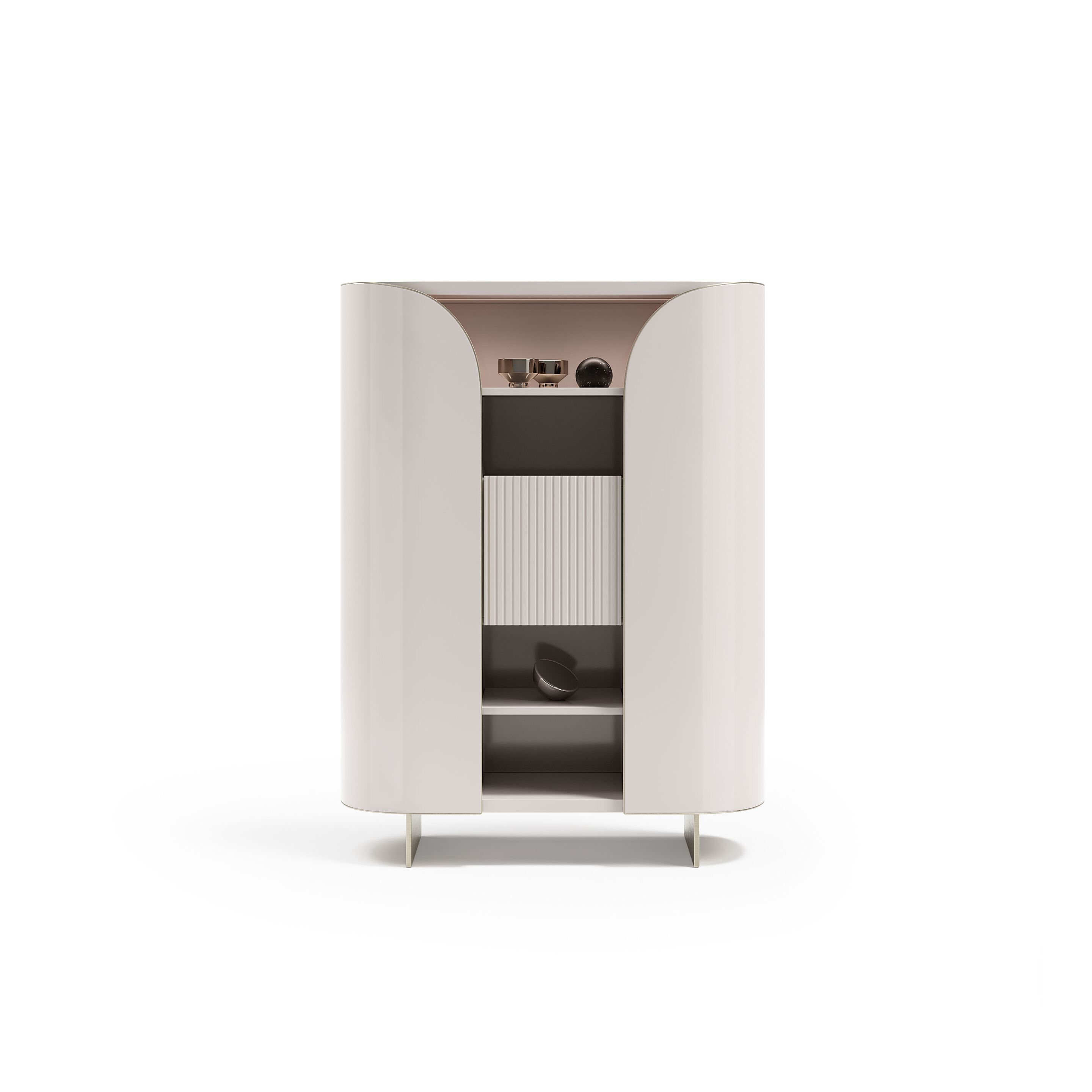 DUNA by Capital Collection - Credenza in pelle con ante a battente - 28