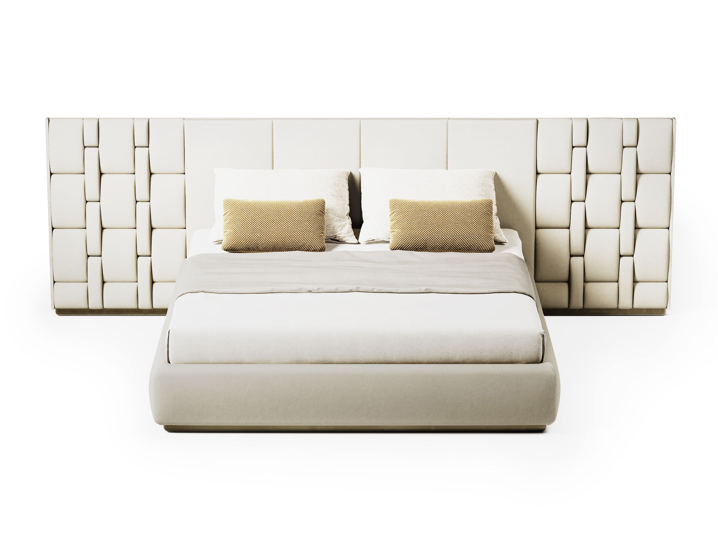 JUBILEE PLUS XL by Capital Collection - Letto king size in pelle con testiera imbottita - 2